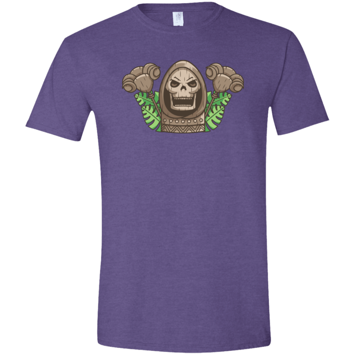 T-Shirts Heather Purple / S Skeletor Tiki Men's Semi-Fitted Softstyle