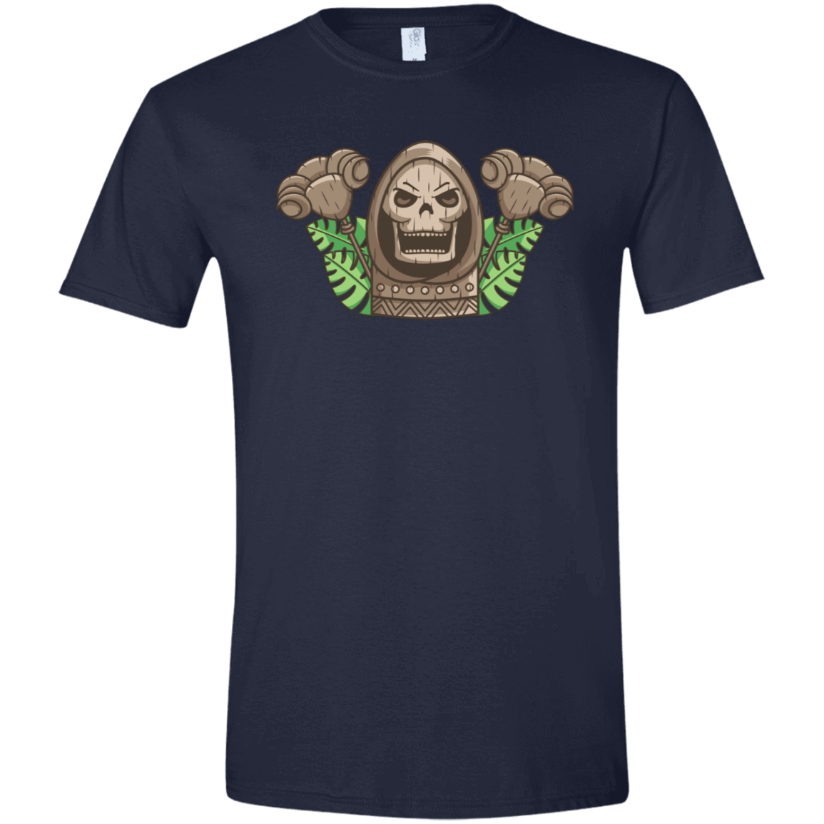T-Shirts Navy / X-Small Skeletor Tiki Men's Semi-Fitted Softstyle
