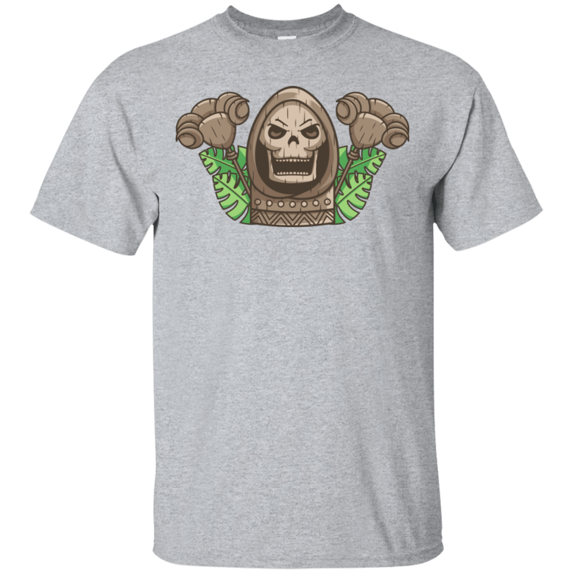 T-Shirts Sport Grey / S Skeletor Tiki T-Shirt