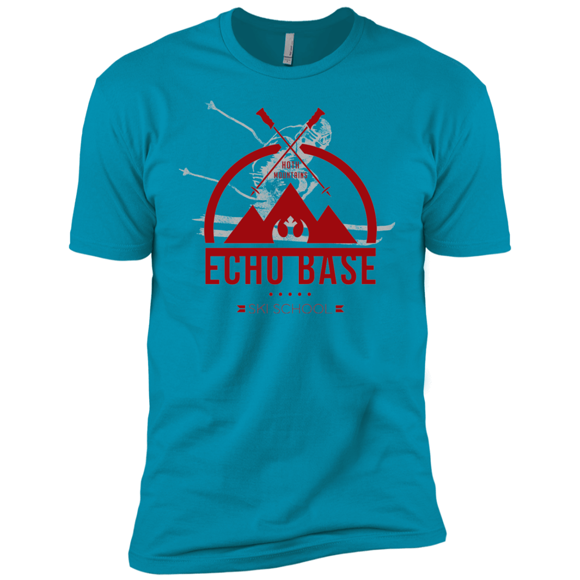 T-Shirts Turquoise / YXS Ski School Boys Premium T-Shirt