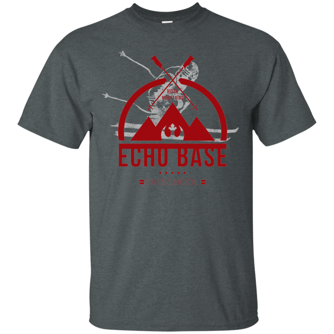 T-Shirts Dark Heather / Small Ski School T-Shirt