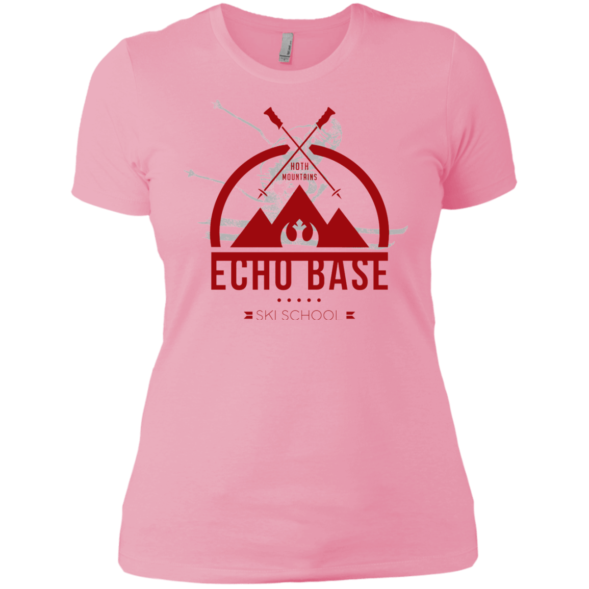 T-Shirts Light Pink / X-Small Ski School Women's Premium T-Shirt