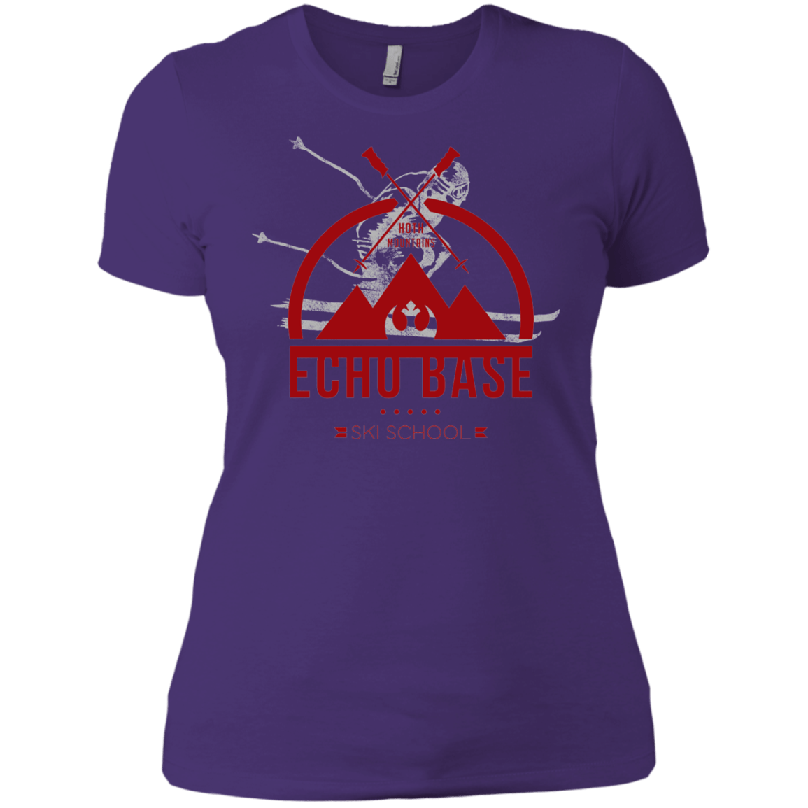 T-Shirts Purple / X-Small Ski School Women's Premium T-Shirt