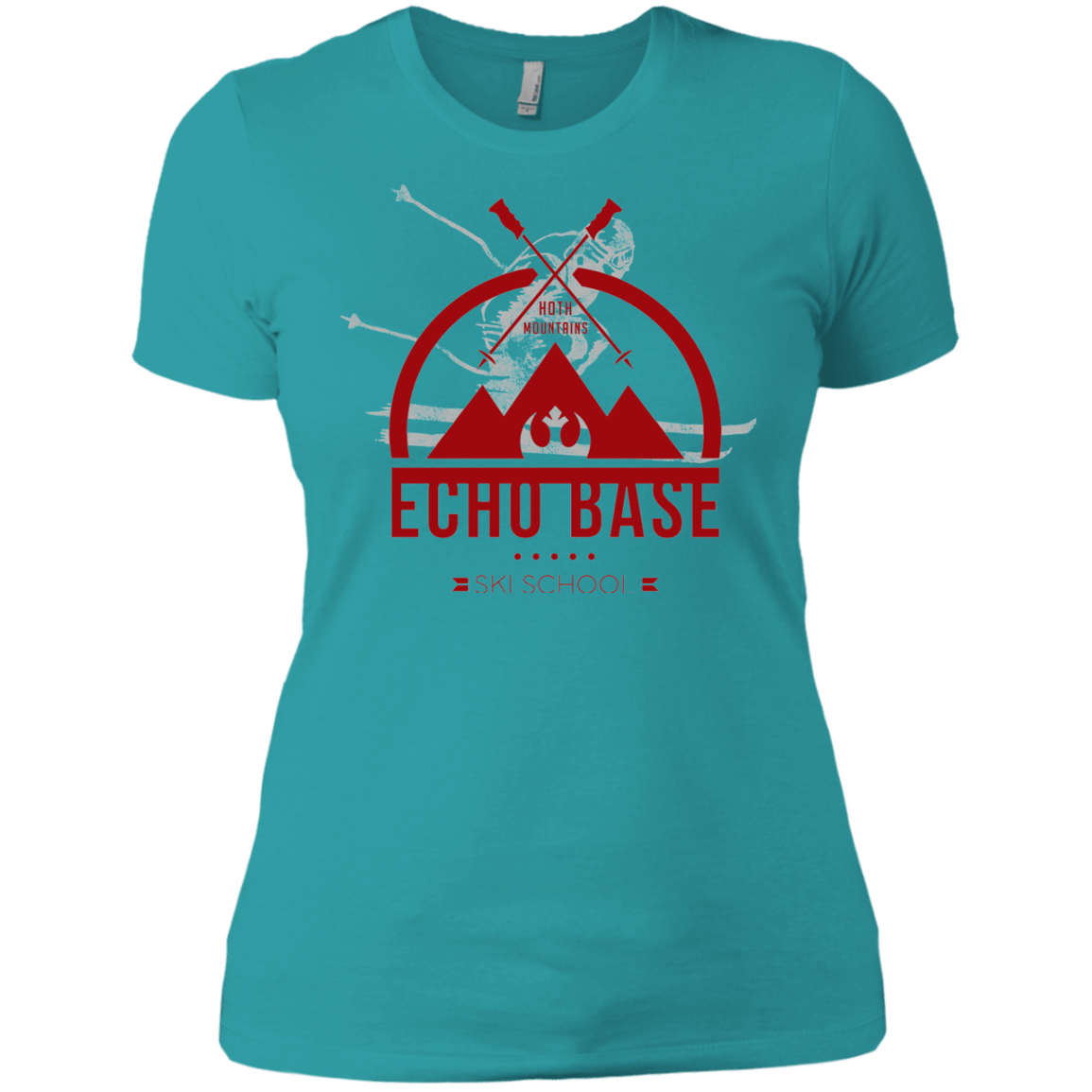 T-Shirts Tahiti Blue / X-Small Ski School Women's Premium T-Shirt
