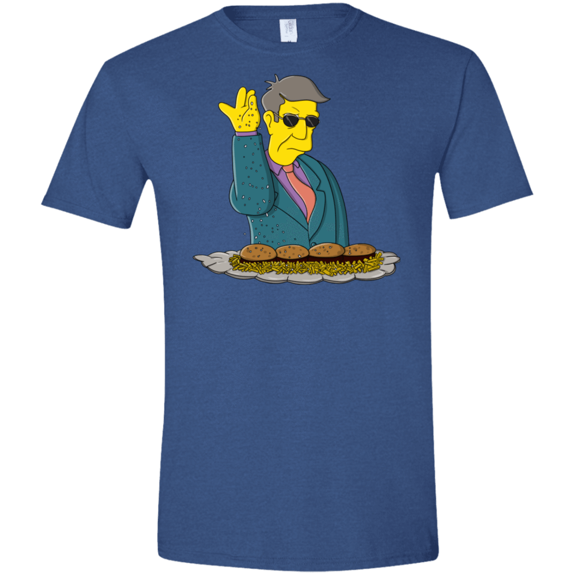 T-Shirts Heather Royal / X-Small Skinner Bae Hams Men's Semi-Fitted Softstyle