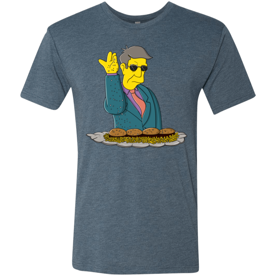 T-Shirts Indigo / S Skinner Bae Hams Men's Triblend T-Shirt