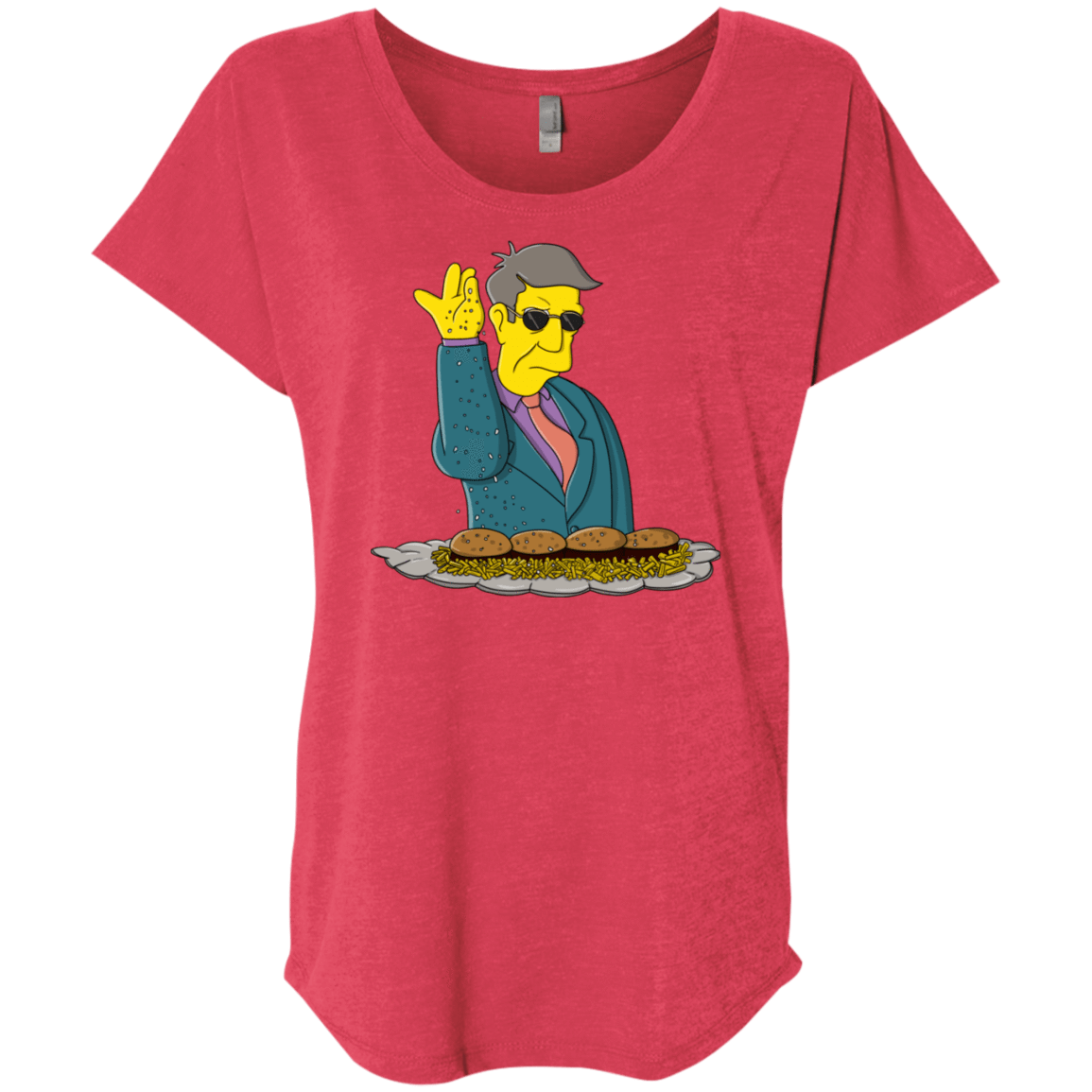 T-Shirts Vintage Red / X-Small Skinner Bae Hams Triblend Dolman Sleeve