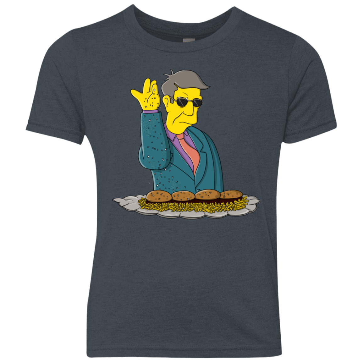 T-Shirts Vintage Navy / YXS Skinner Bae Hams Youth Triblend T-Shirt