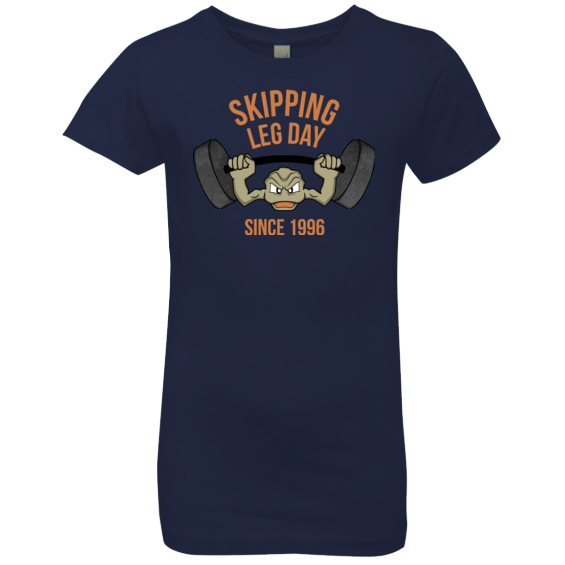 T-Shirts Midnight Navy / YXS Skipping Leg Day Girls Premium T-Shirt
