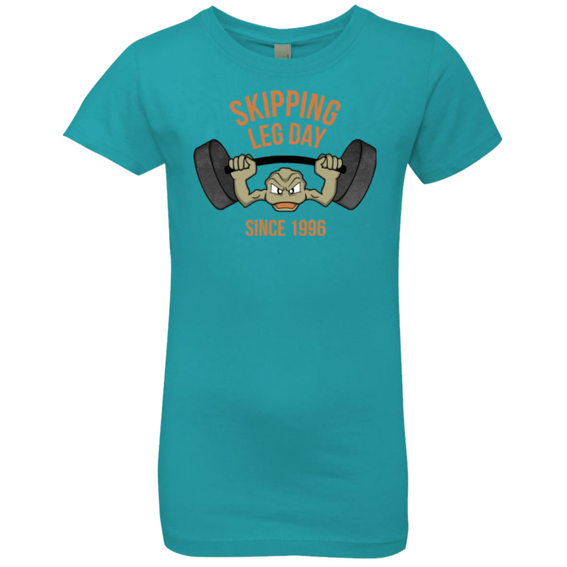 T-Shirts Tahiti Blue / YXS Skipping Leg Day Girls Premium T-Shirt