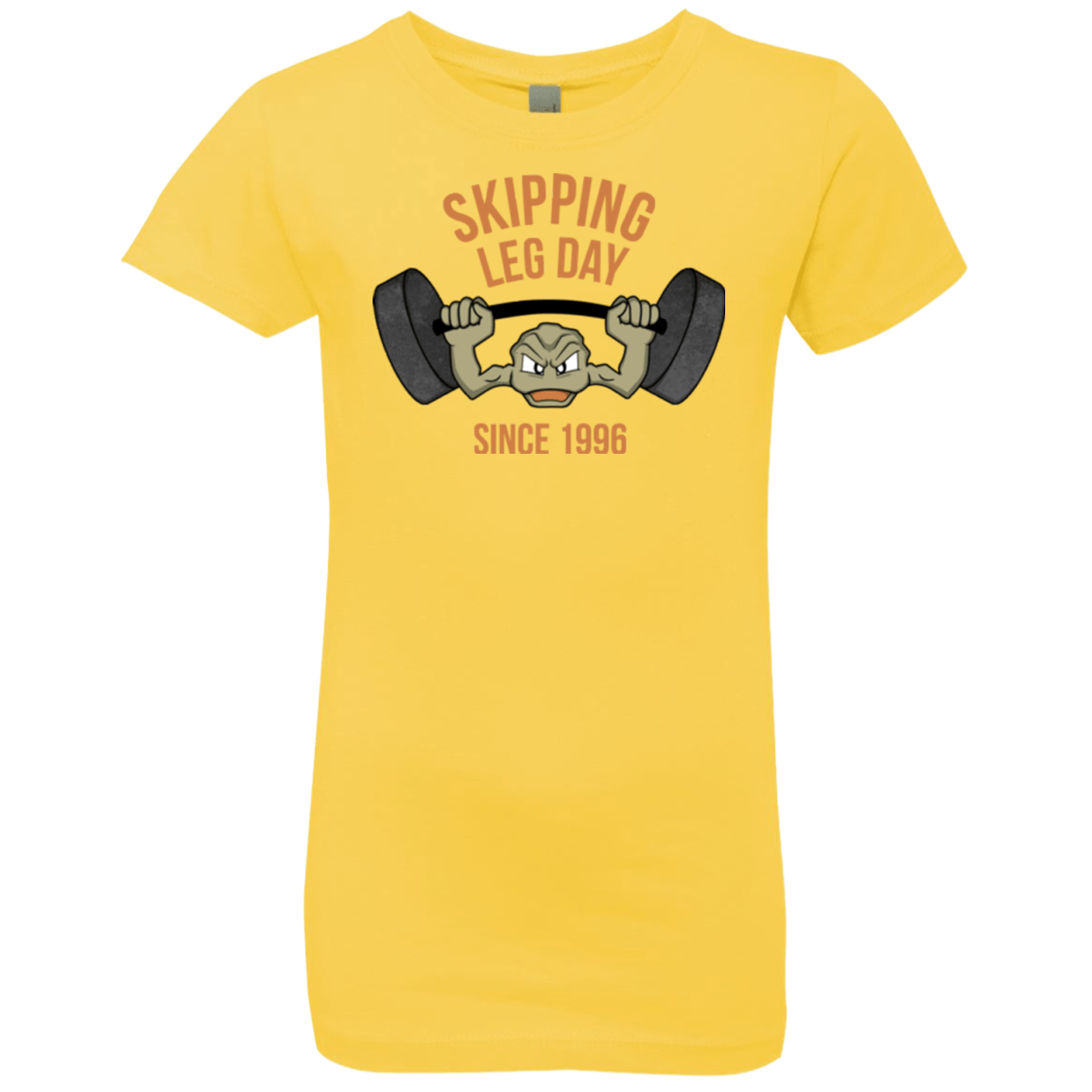 T-Shirts Vibrant Yellow / YXS Skipping Leg Day Girls Premium T-Shirt