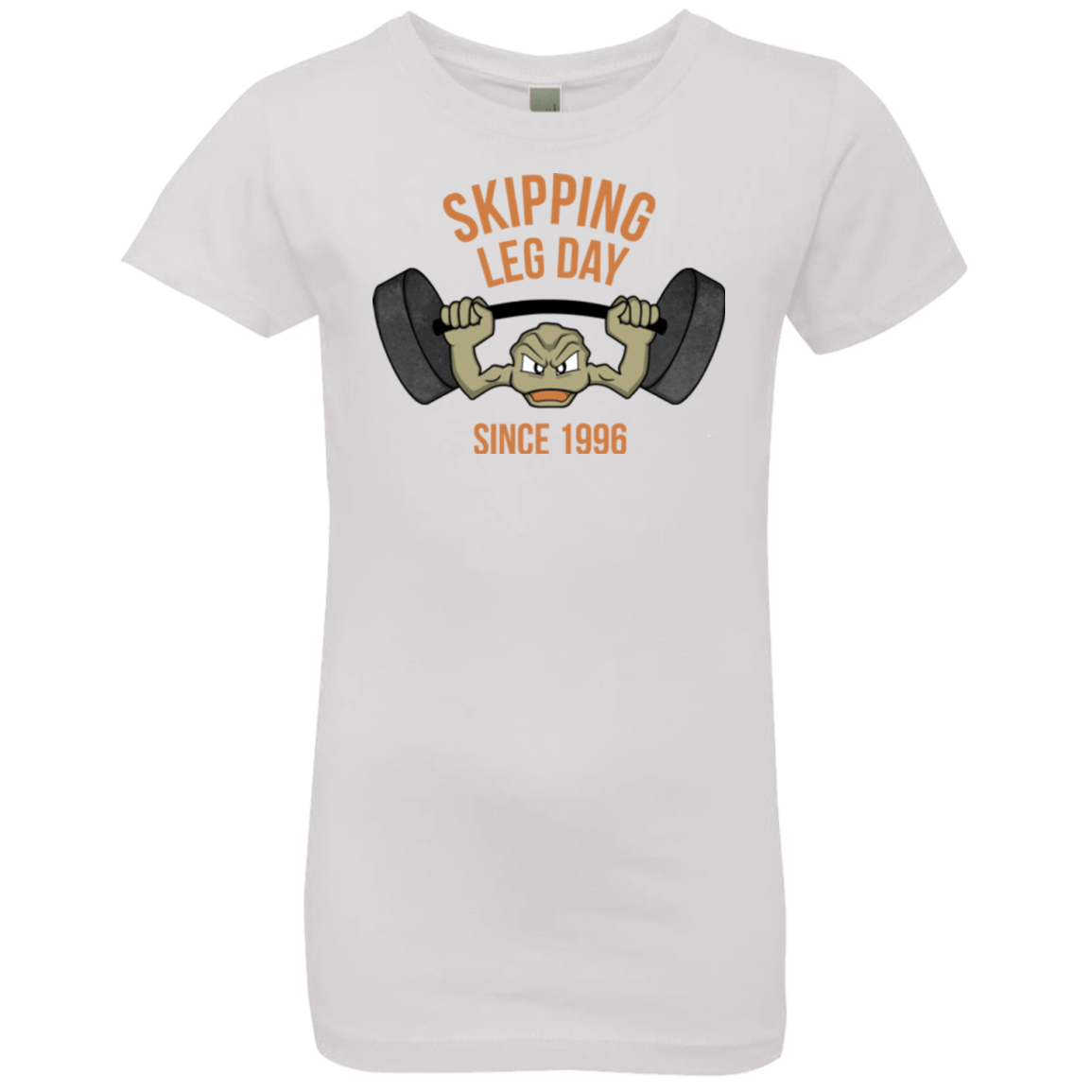 T-Shirts White / YXS Skipping Leg Day Girls Premium T-Shirt