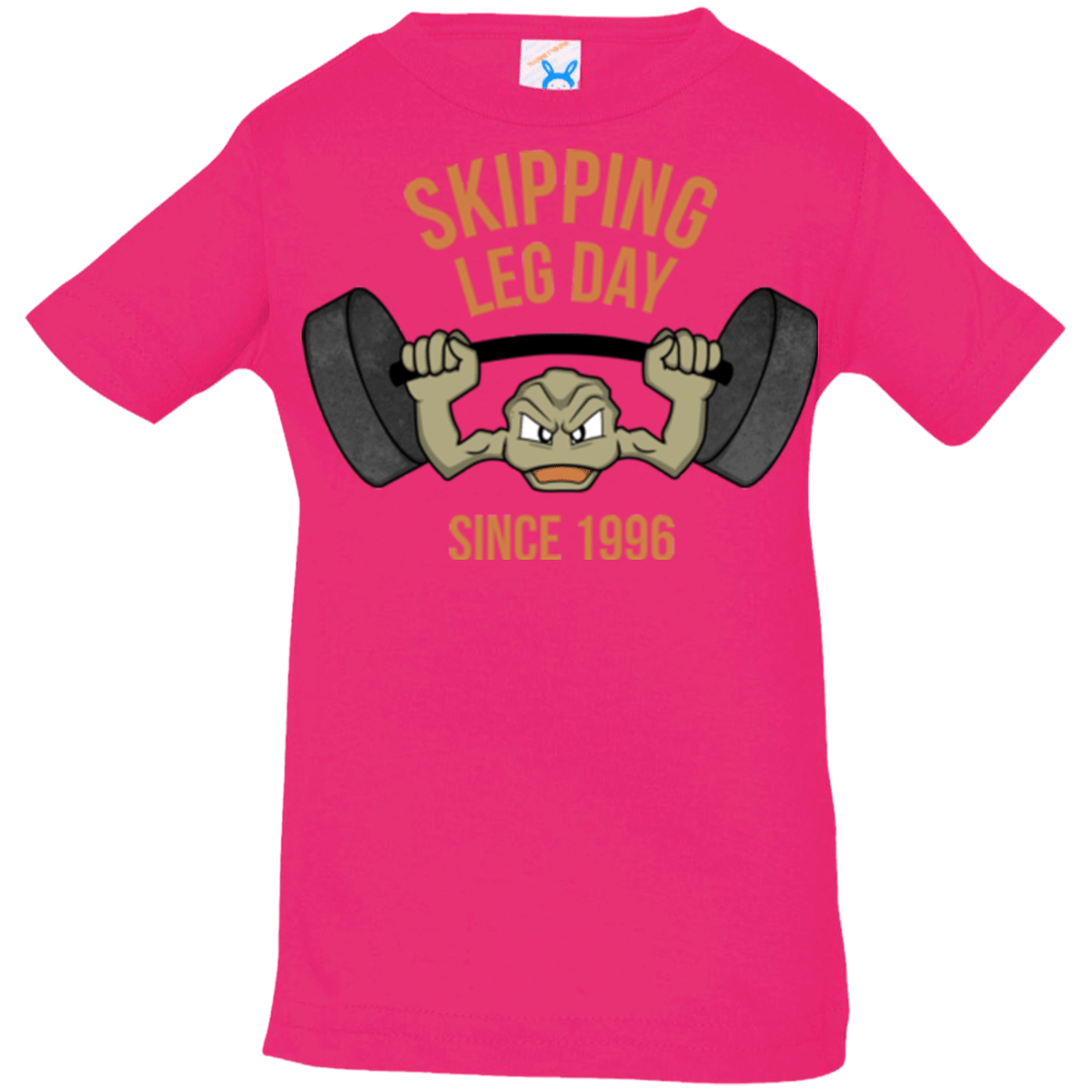 T-Shirts Hot Pink / 6 Months Skipping Leg Day Infant PremiumT-Shirt