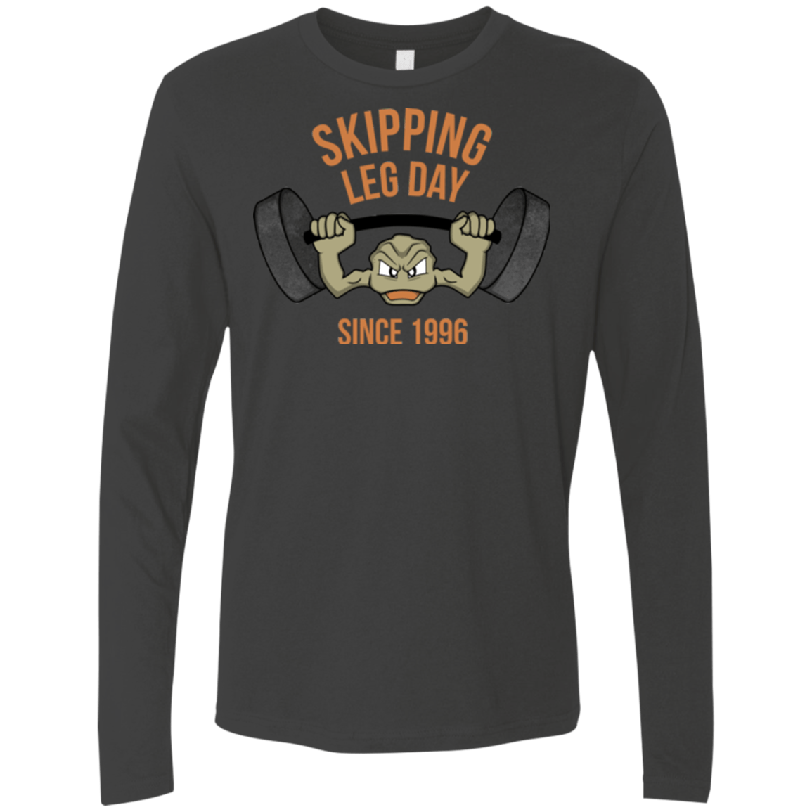 T-Shirts Heavy Metal / Small Skipping Leg Day Men's Premium Long Sleeve