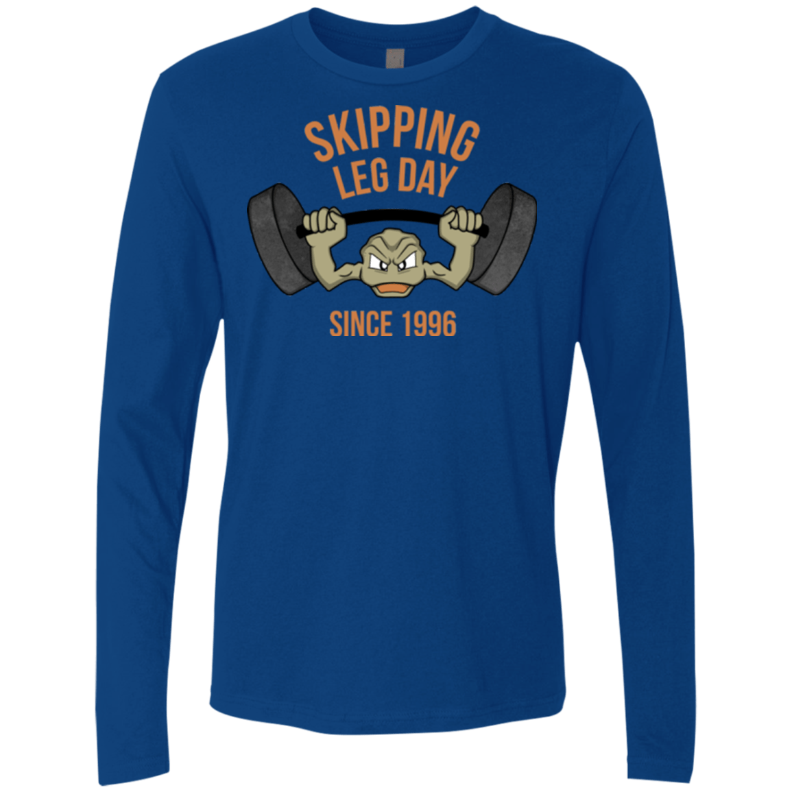 T-Shirts Royal / Small Skipping Leg Day Men's Premium Long Sleeve