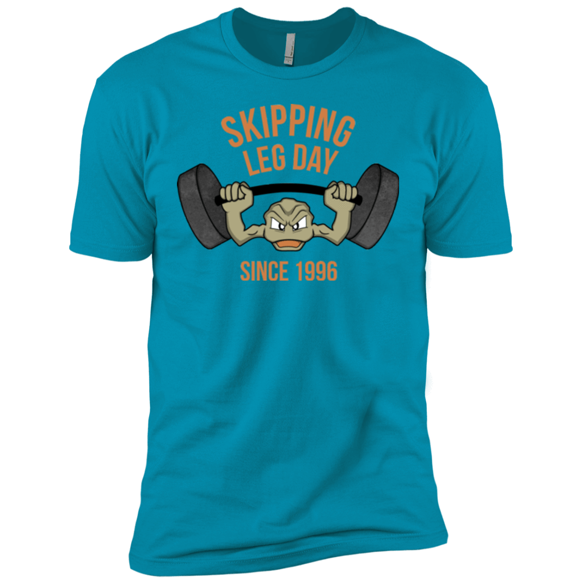 T-Shirts Turquoise / X-Small Skipping Leg Day Men's Premium T-Shirt