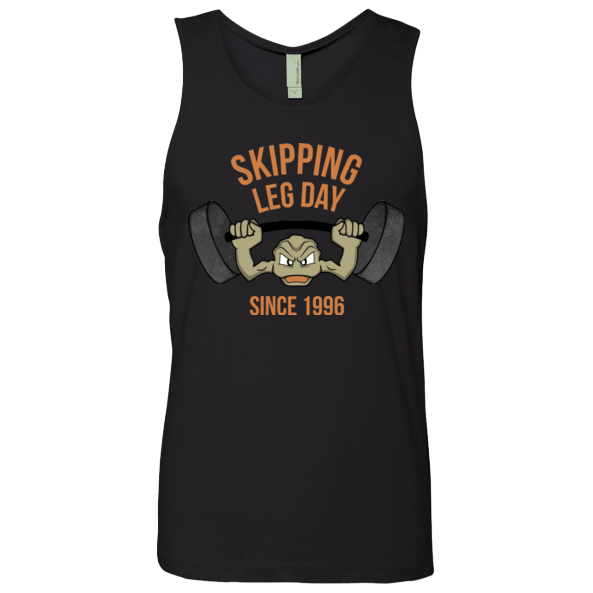 T-Shirts Black / Small Skipping Leg Day Men's Premium Tank Top