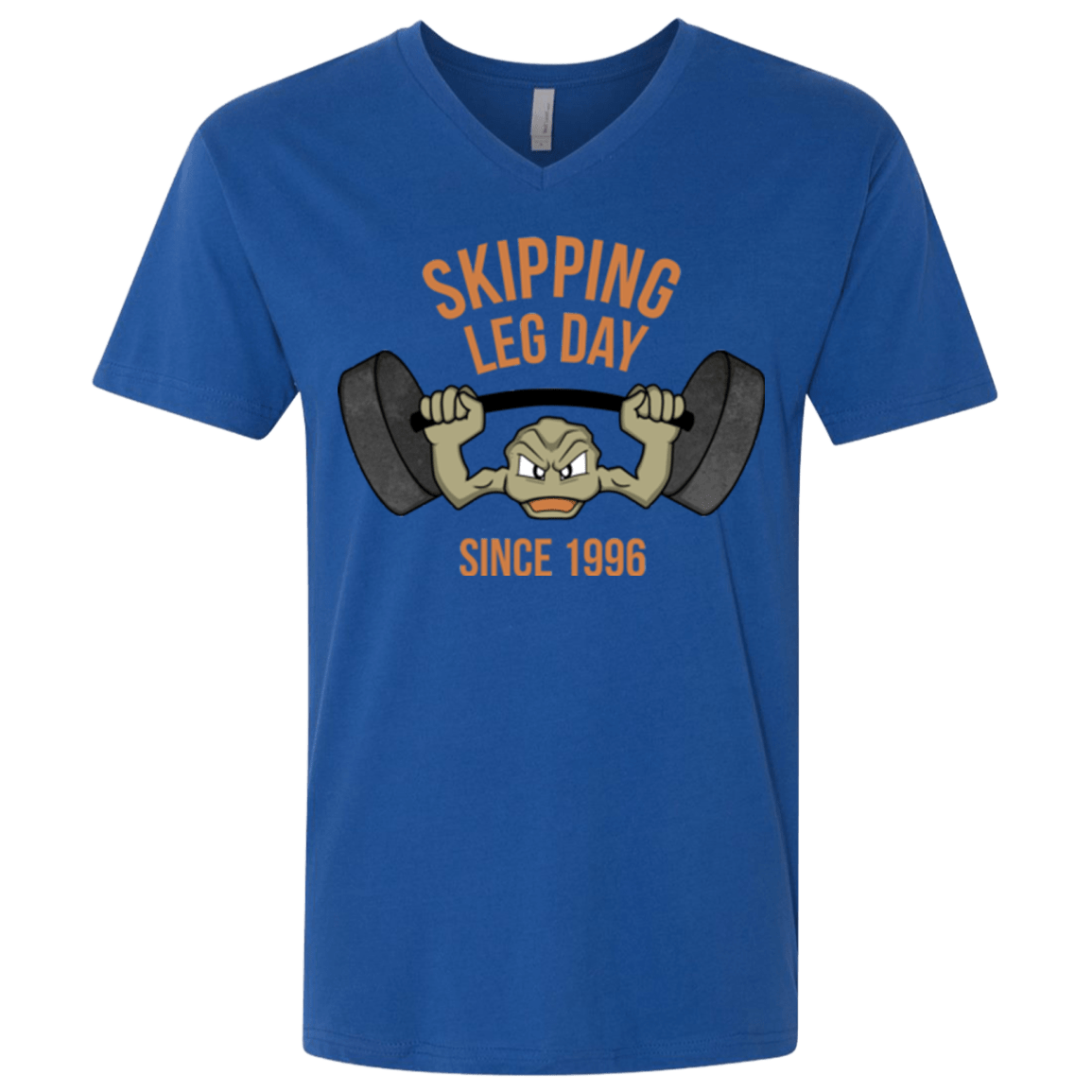 T-Shirts Royal / X-Small Skipping Leg Day Men's Premium V-Neck