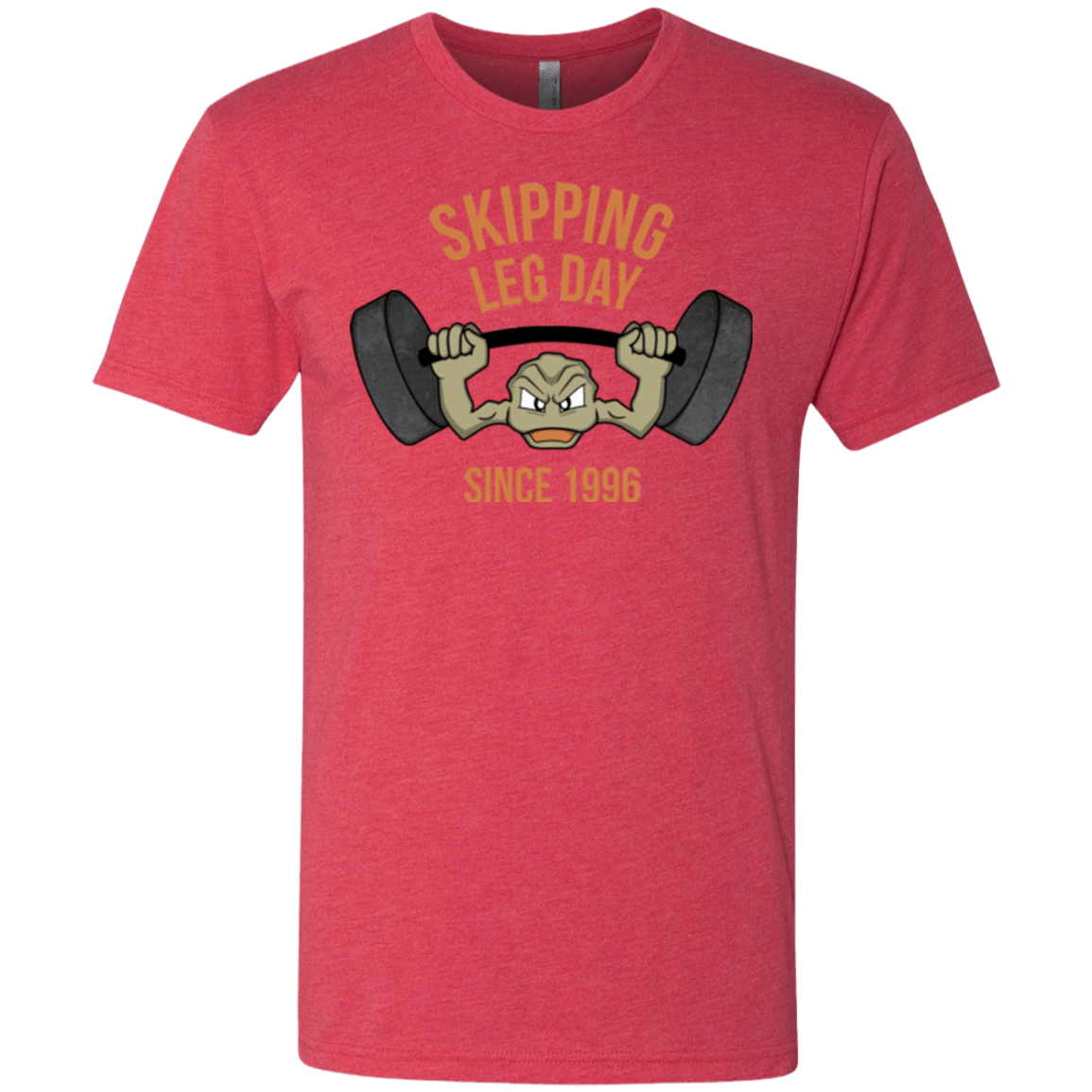 T-Shirts Vintage Red / Small Skipping Leg Day Men's Triblend T-Shirt
