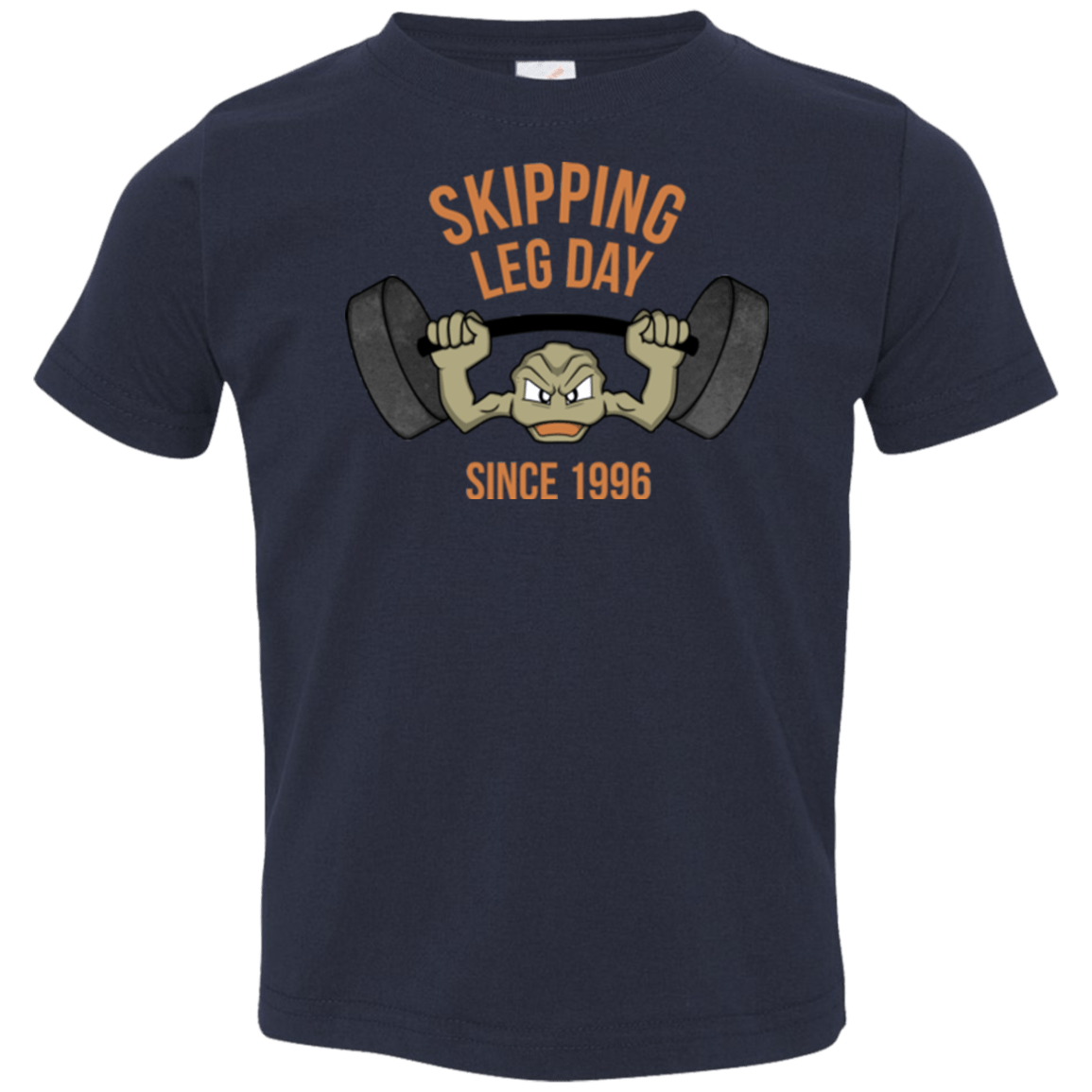 T-Shirts Navy / 2T Skipping Leg Day Toddler Premium T-Shirt