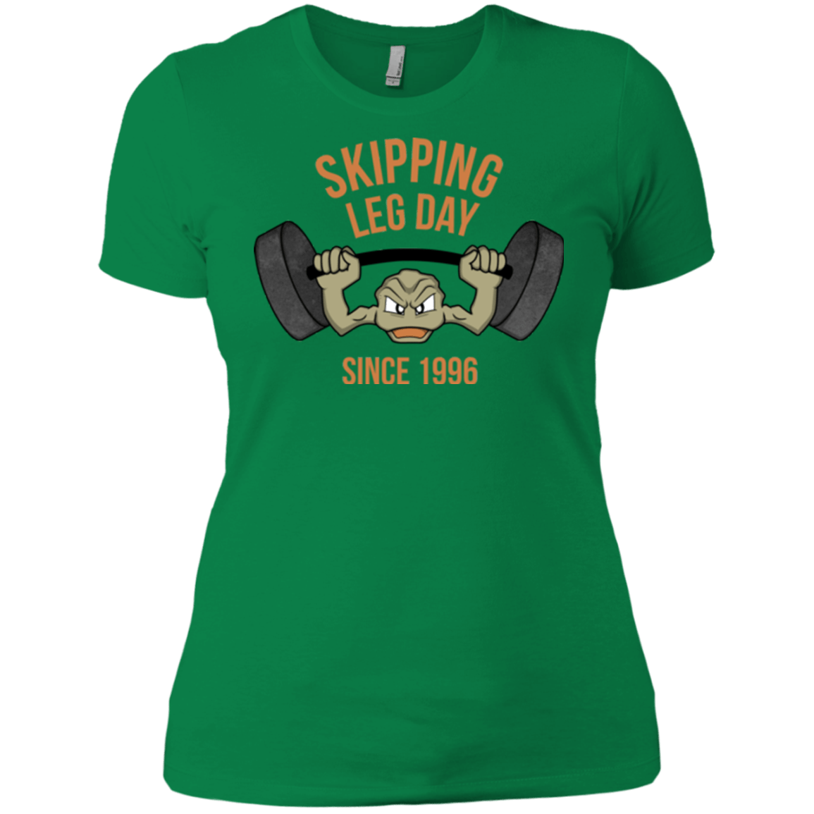 T-Shirts Kelly Green / X-Small Skipping Leg Day Women's Premium T-Shirt