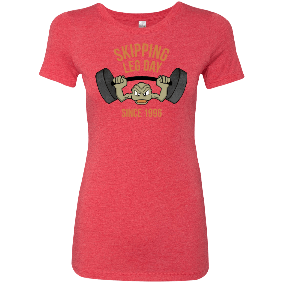 T-Shirts Vintage Red / Small Skipping Leg Day Women's Triblend T-Shirt