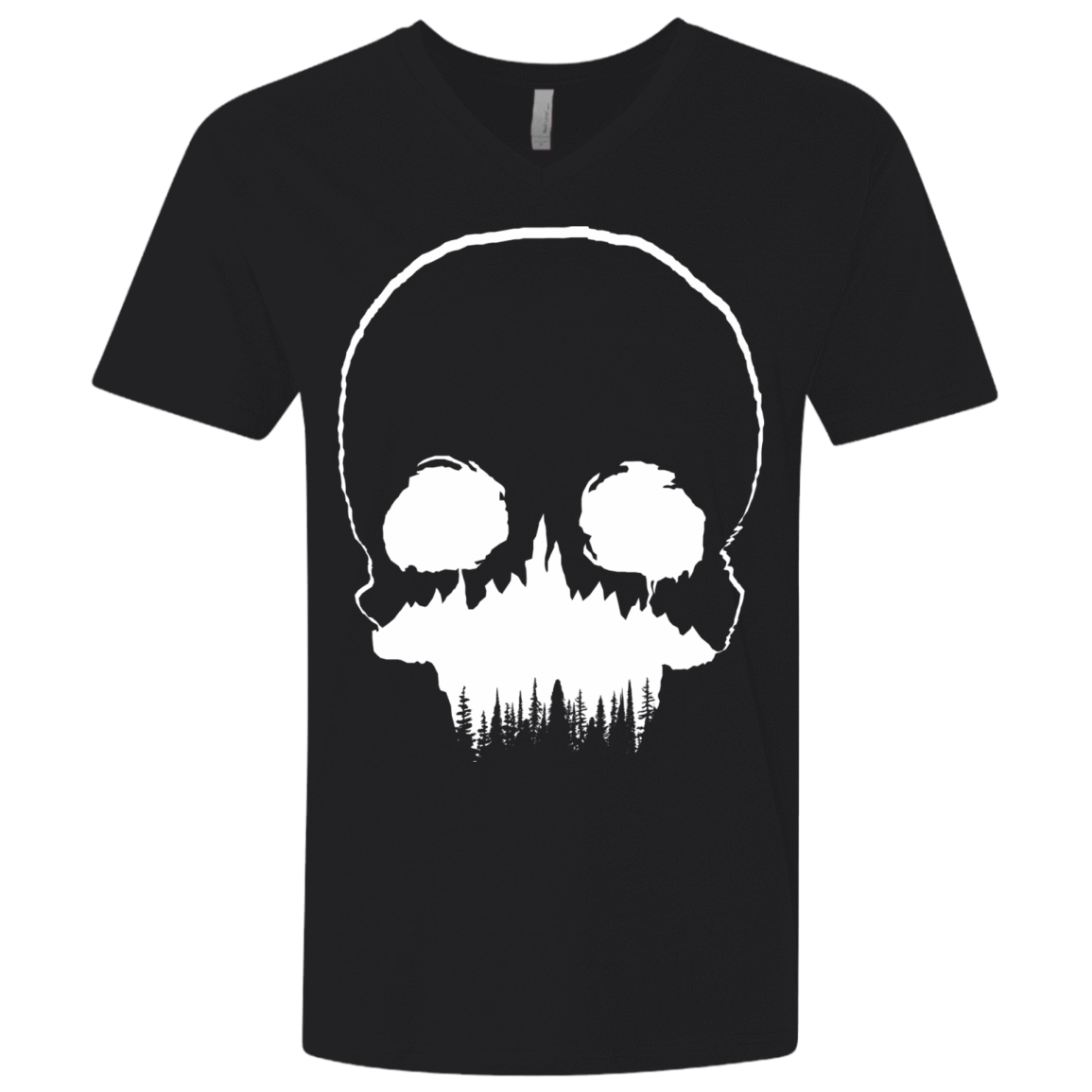 T-Shirts Black / X-Small Skull Forest Men's Premium V-Neck