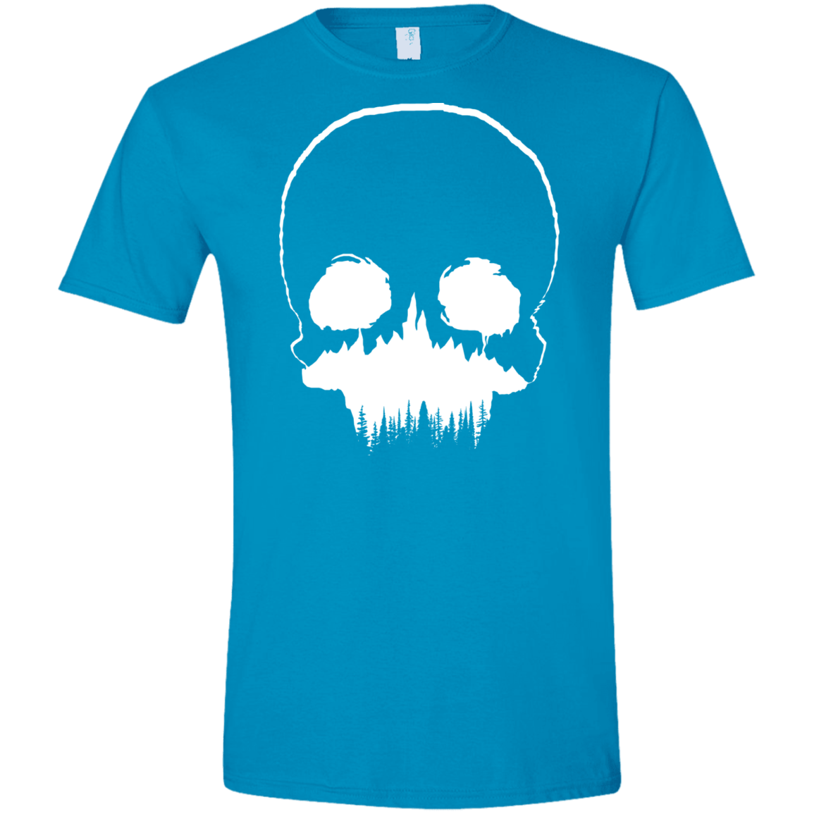 Skull Forest Men's Semi-Fitted Softstyle