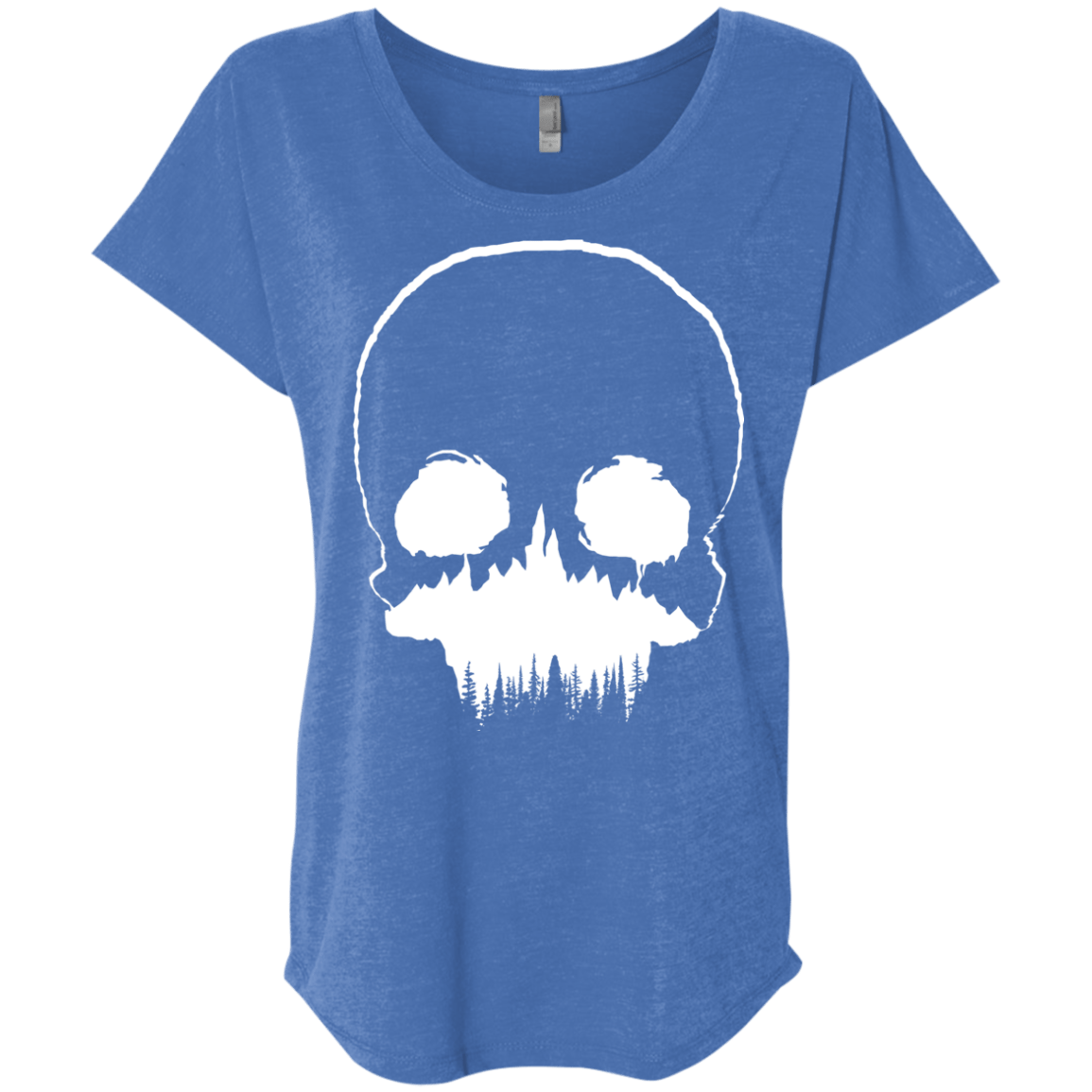 Skull Forest Triblend Dolman Sleeve