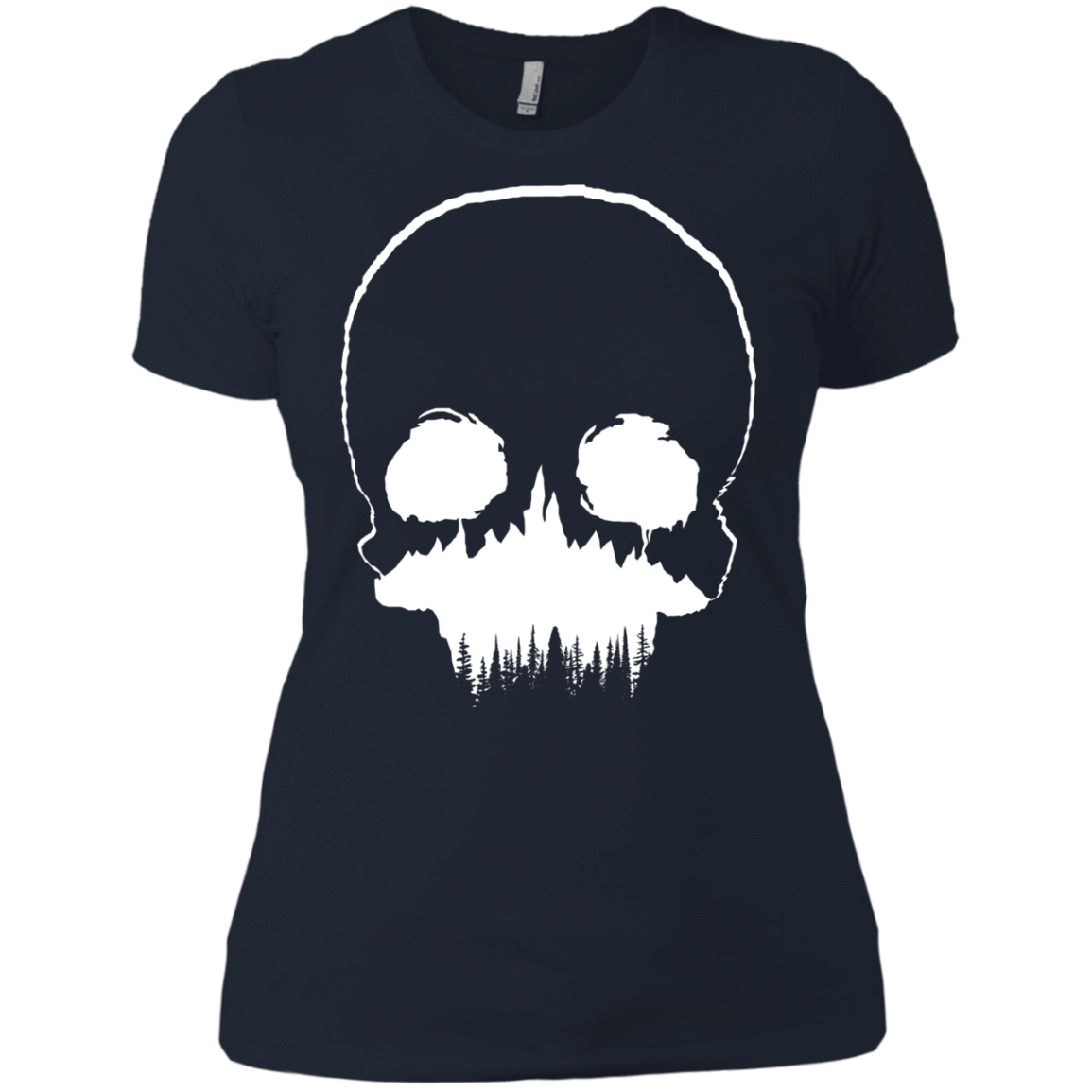 T-Shirts Midnight Navy / X-Small Skull Forest Women's Premium T-Shirt