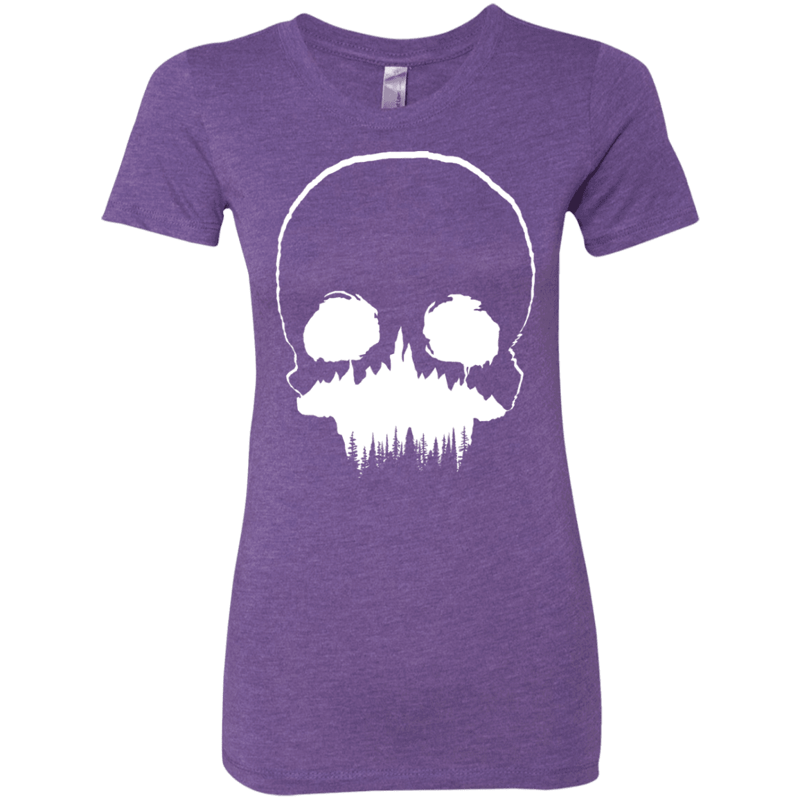 T-Shirts Purple Rush / S Skull Forest Women's Triblend T-Shirt