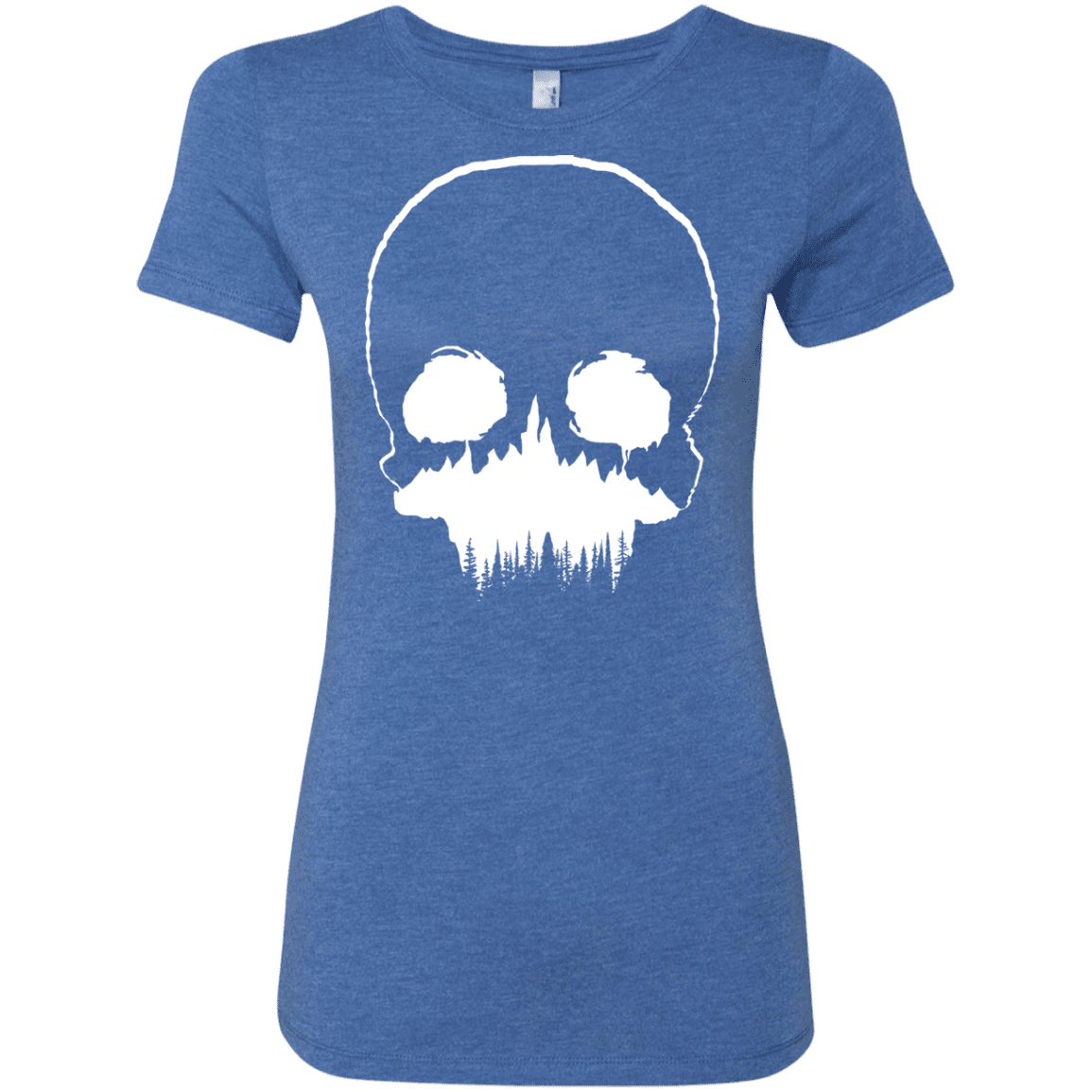 T-Shirts Vintage Royal / S Skull Forest Women's Triblend T-Shirt