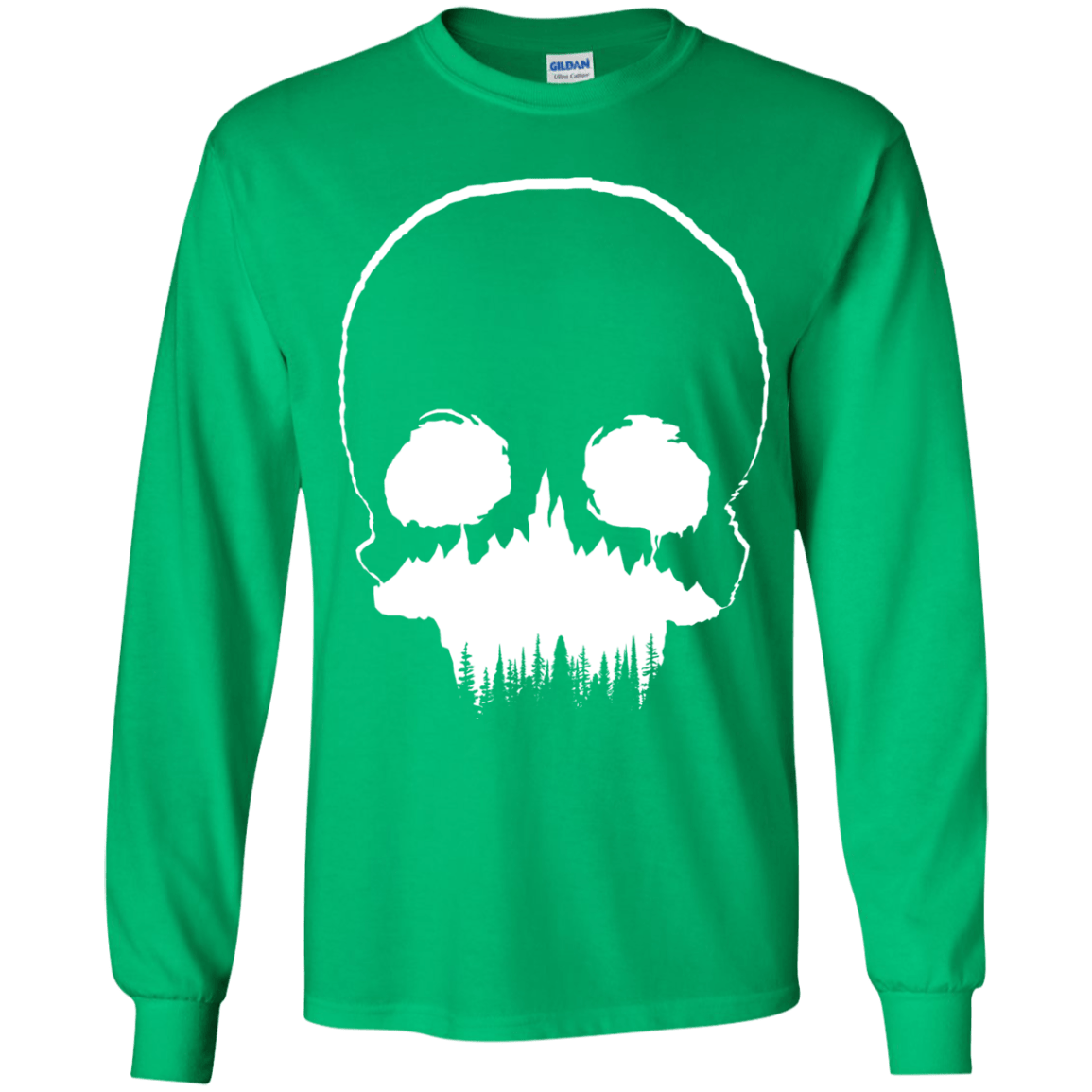 Skull Forest Youth Long Sleeve T-Shirt