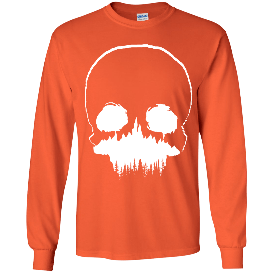 Skull Forest Youth Long Sleeve T-Shirt