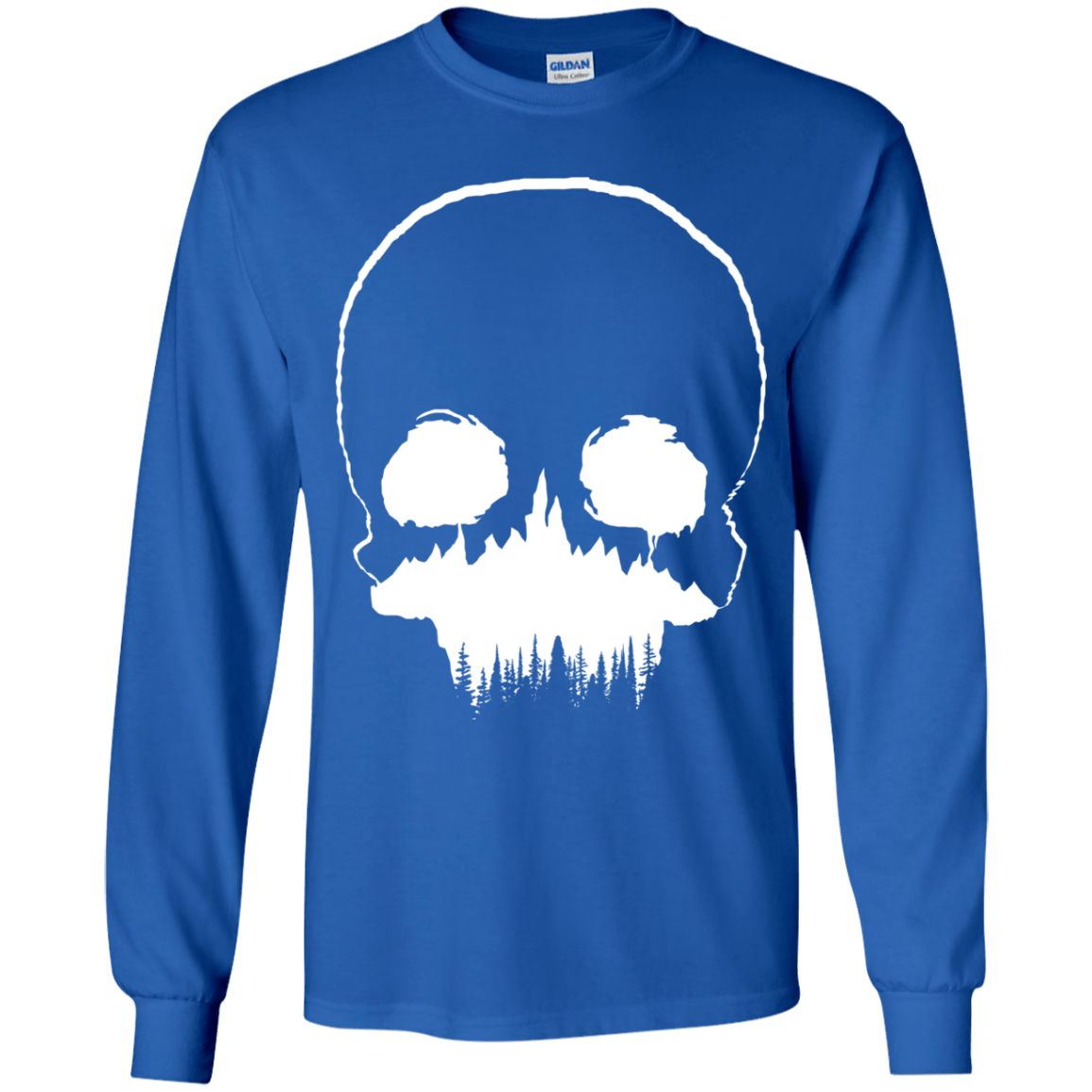 Skull Forest Youth Long Sleeve T-Shirt