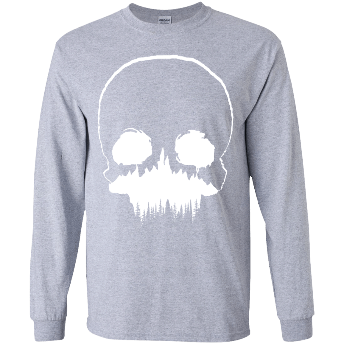 Skull Forest Youth Long Sleeve T-Shirt