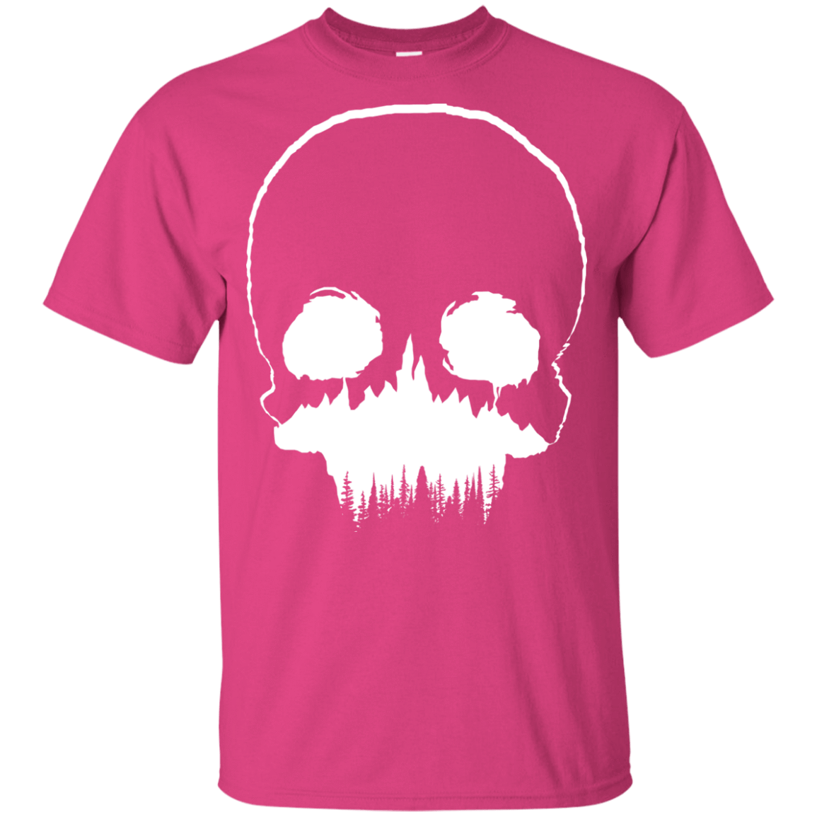 T-Shirts Heliconia / YXS Skull Forest Youth T-Shirt