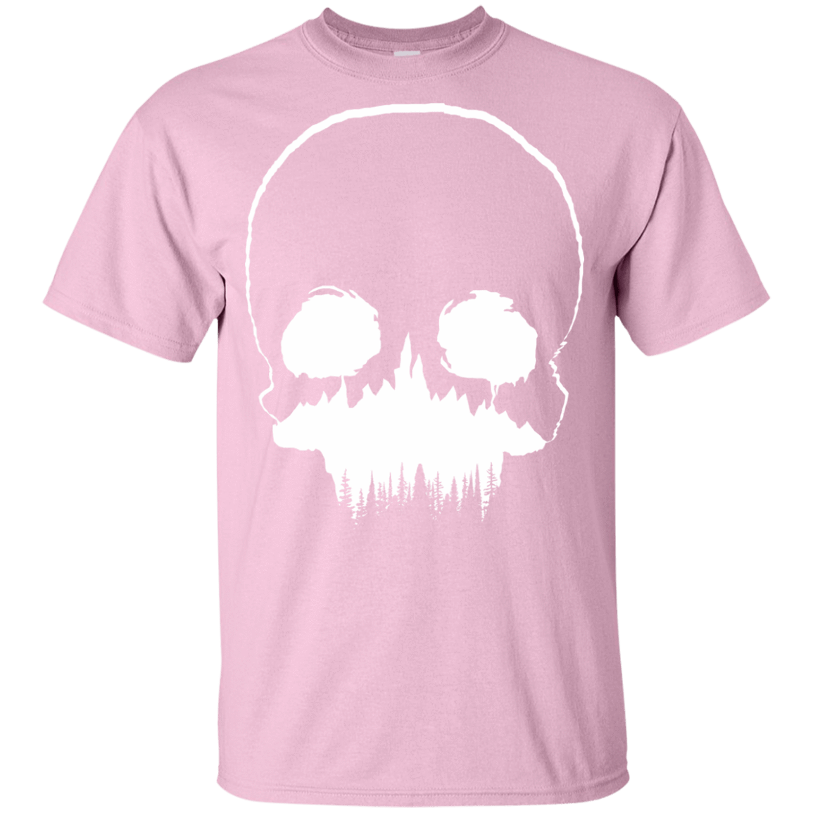 T-Shirts Light Pink / YXS Skull Forest Youth T-Shirt