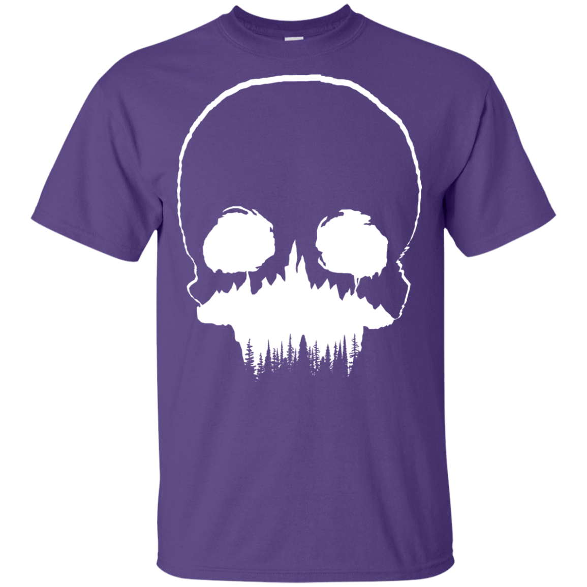 T-Shirts Purple / YXS Skull Forest Youth T-Shirt