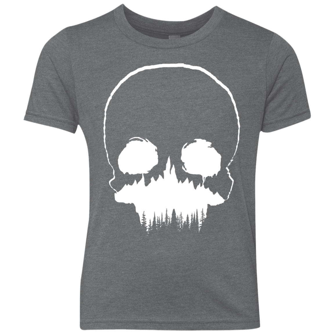 Skull Forest Youth Triblend T-Shirt