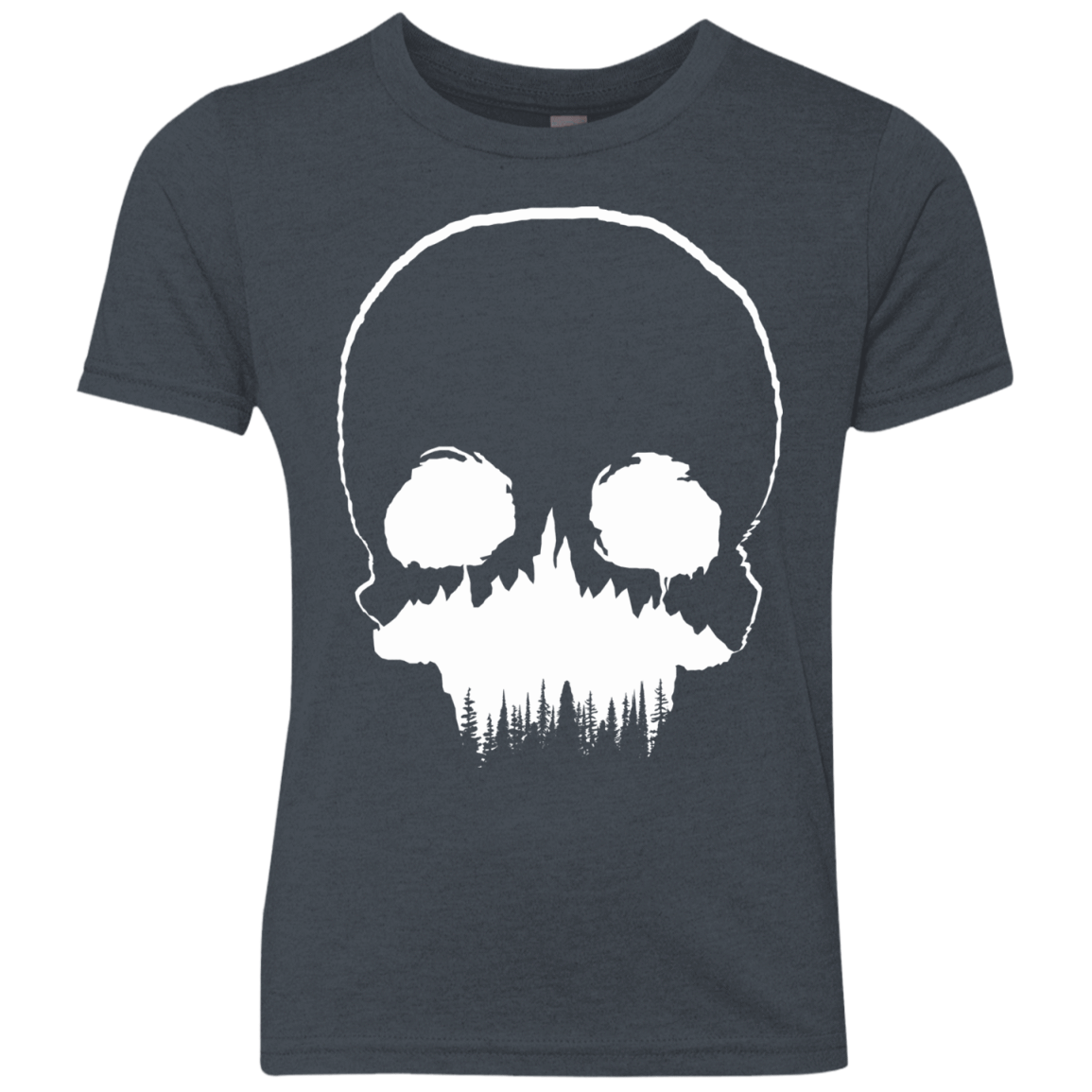 Skull Forest Youth Triblend T-Shirt