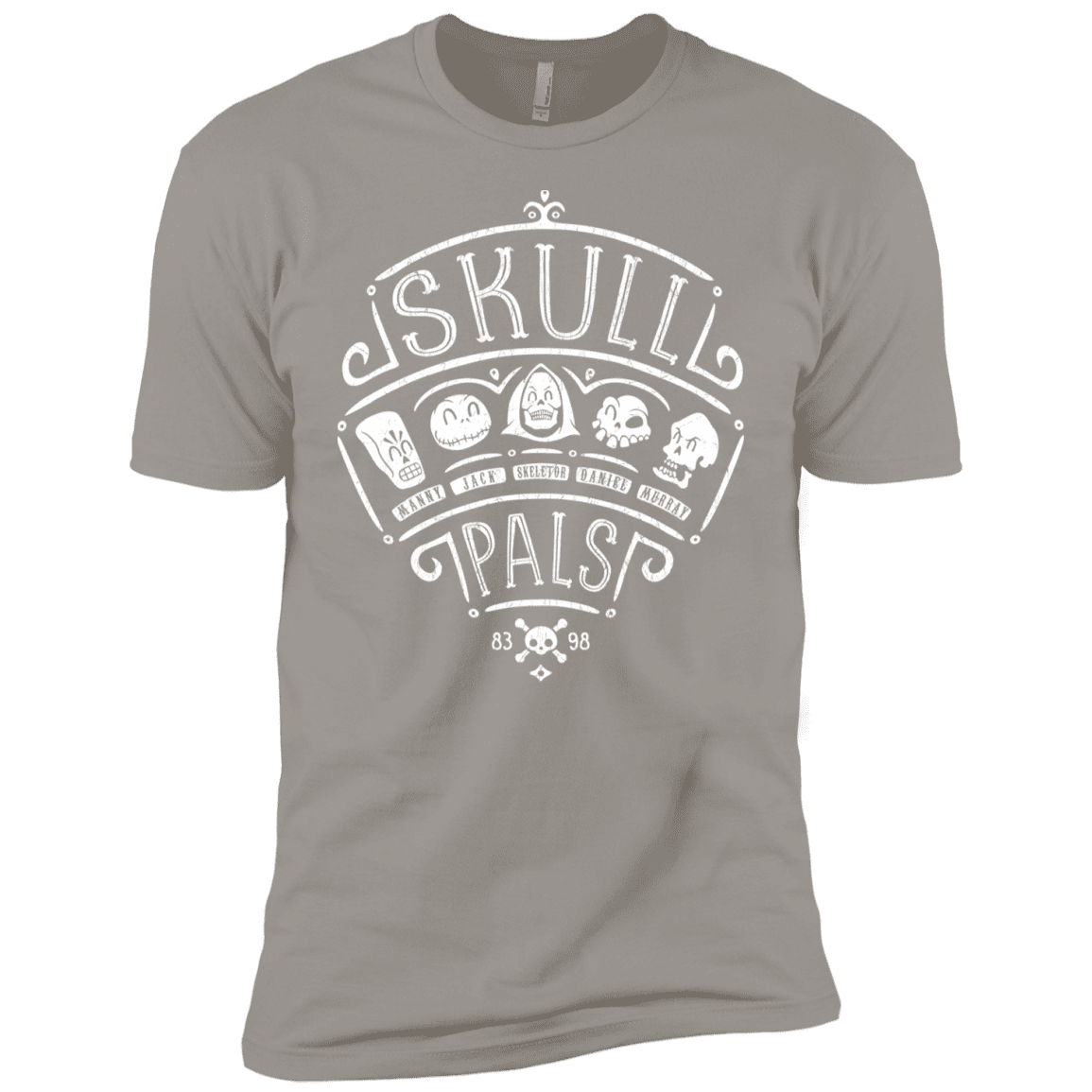 T-Shirts Light Grey / YXS Skull Pals Boys Premium T-Shirt