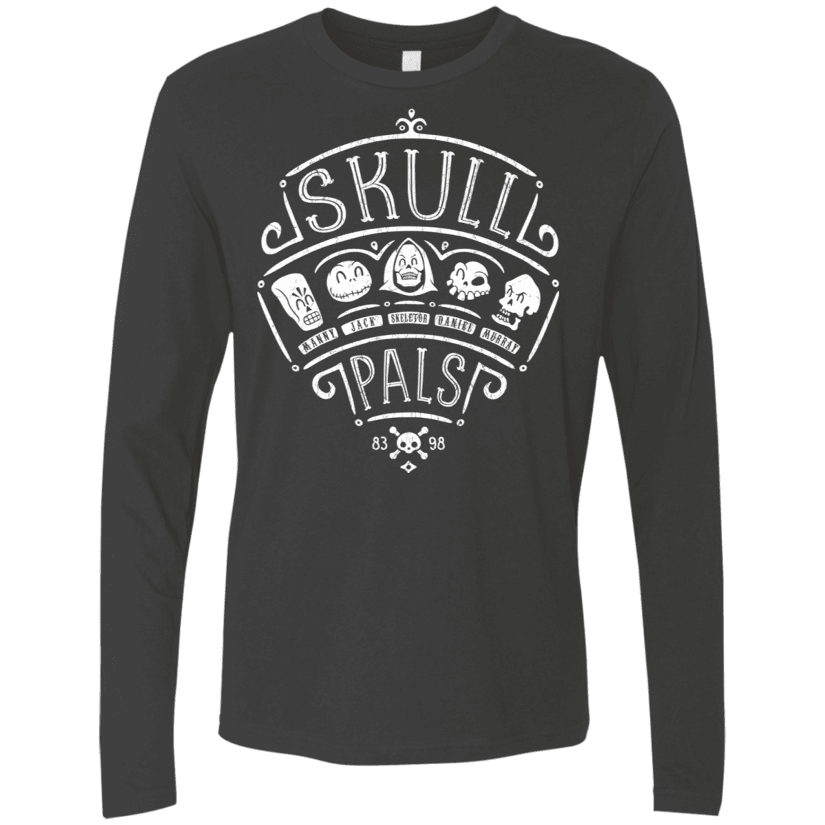 T-Shirts Heavy Metal / S Skull Pals Men's Premium Long Sleeve