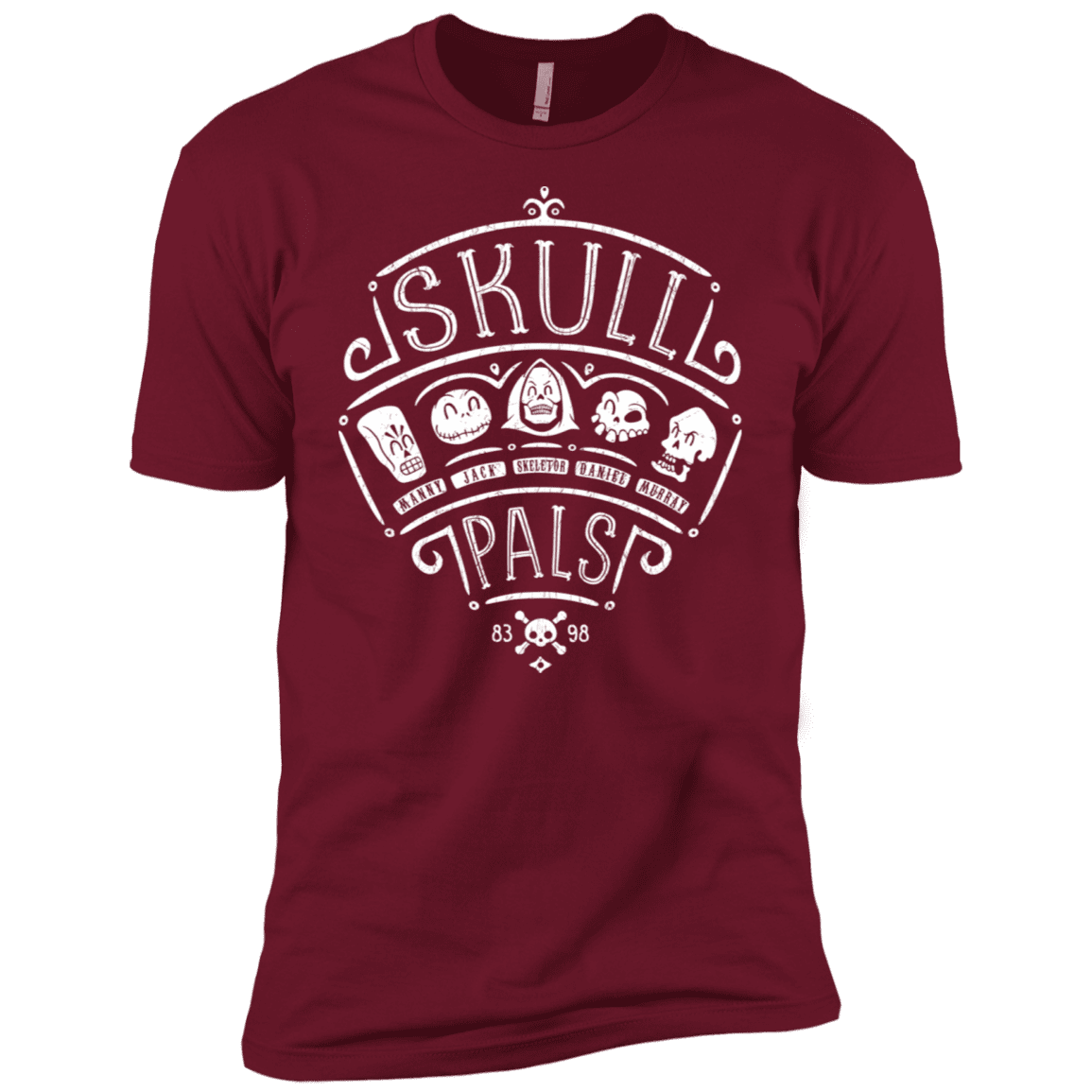 T-Shirts Cardinal / X-Small Skull Pals Men's Premium T-Shirt