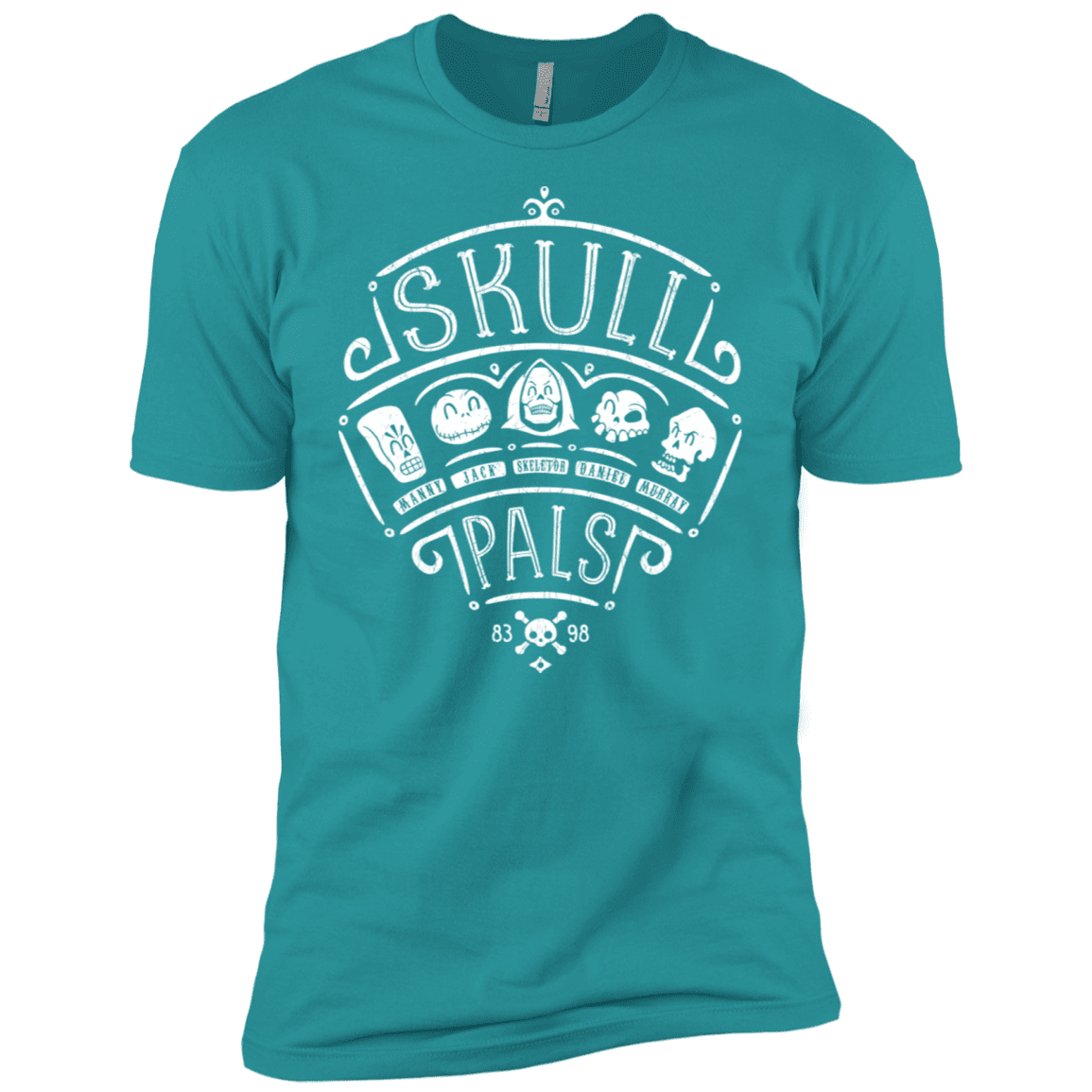 T-Shirts Tahiti Blue / X-Small Skull Pals Men's Premium T-Shirt