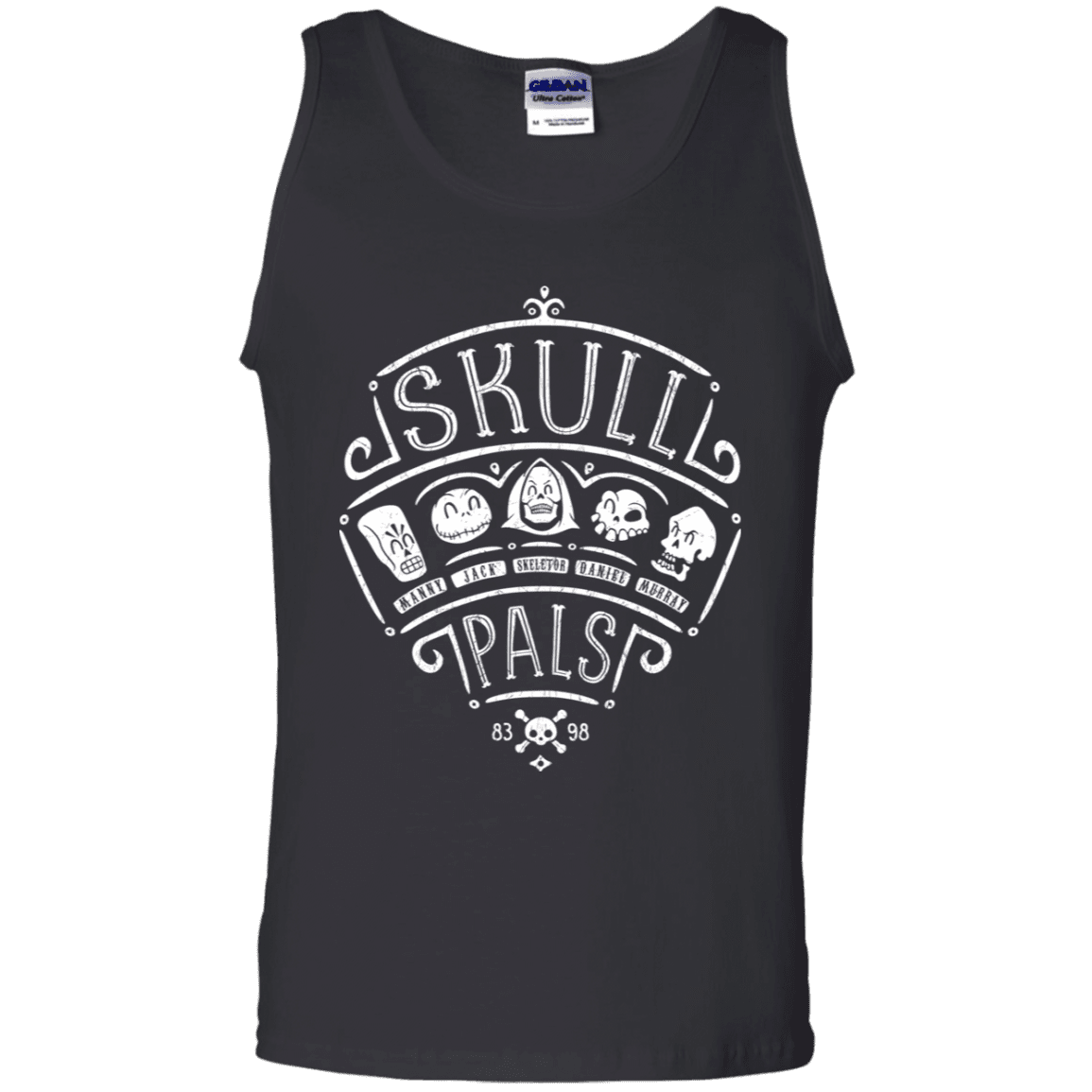 T-Shirts Black / S Skull Pals Men's Tank Top