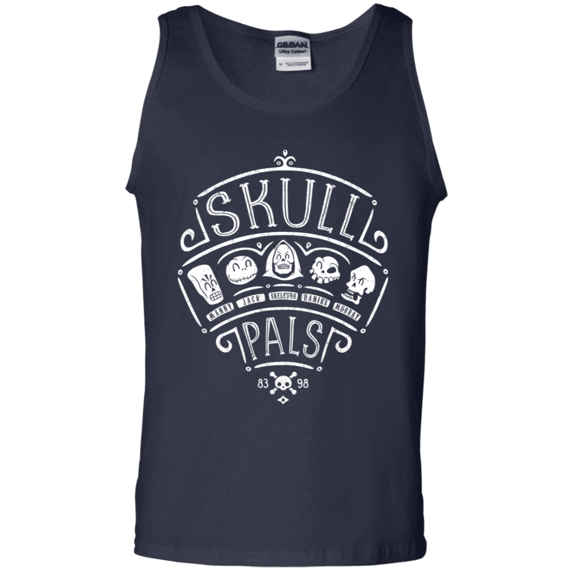 T-Shirts Navy / S Skull Pals Men's Tank Top