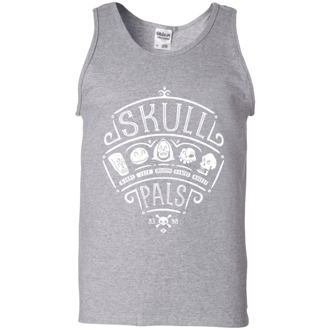 T-Shirts Sport Grey / S Skull Pals Men's Tank Top