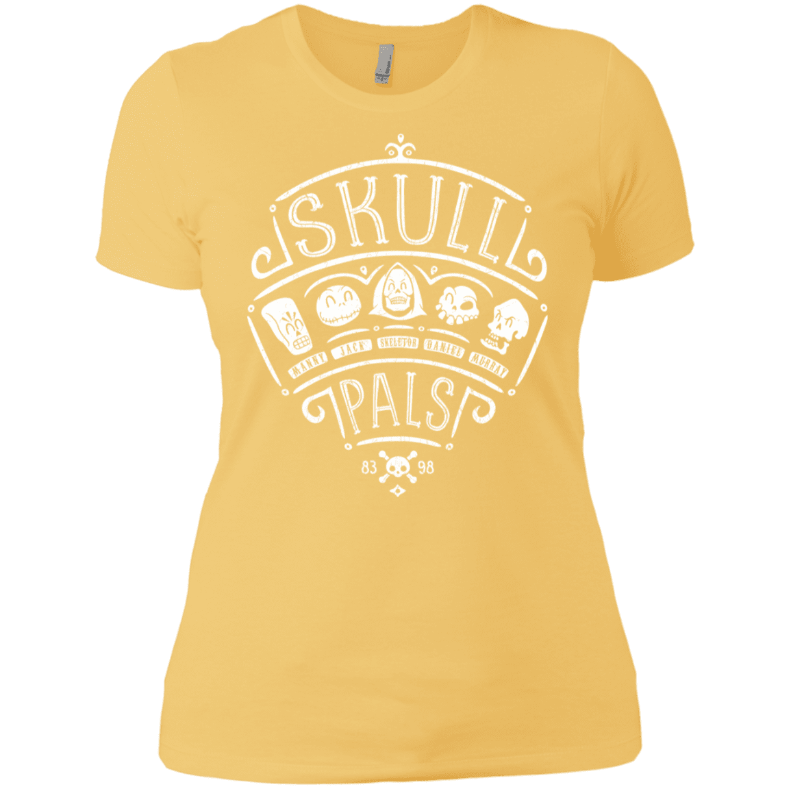 T-Shirts Banana Cream/ / X-Small Skull Pals Women's Premium T-Shirt