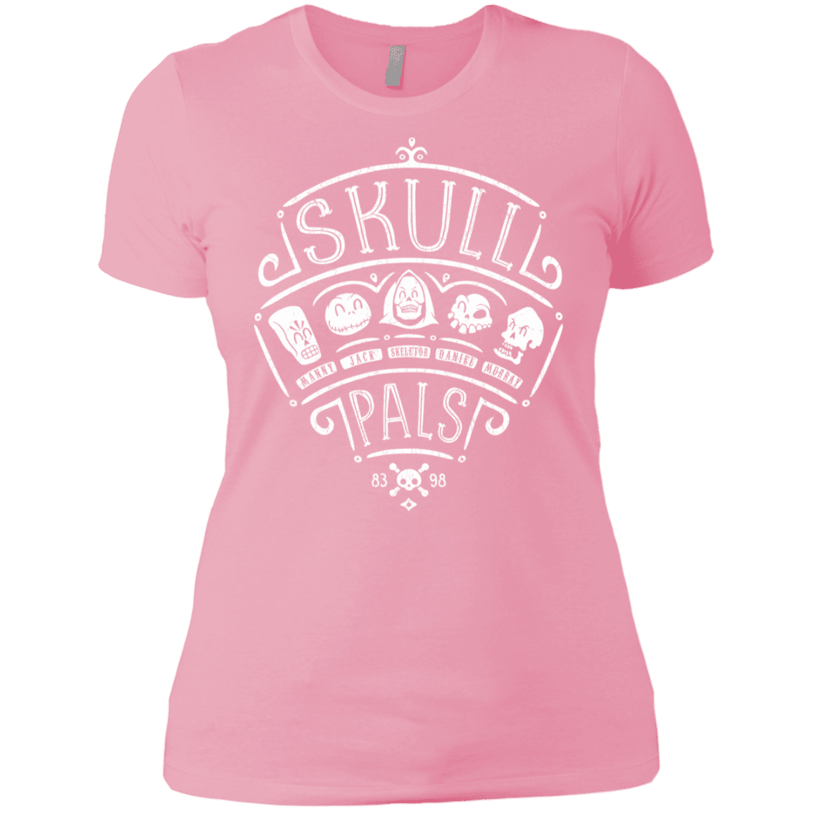 T-Shirts Light Pink / X-Small Skull Pals Women's Premium T-Shirt